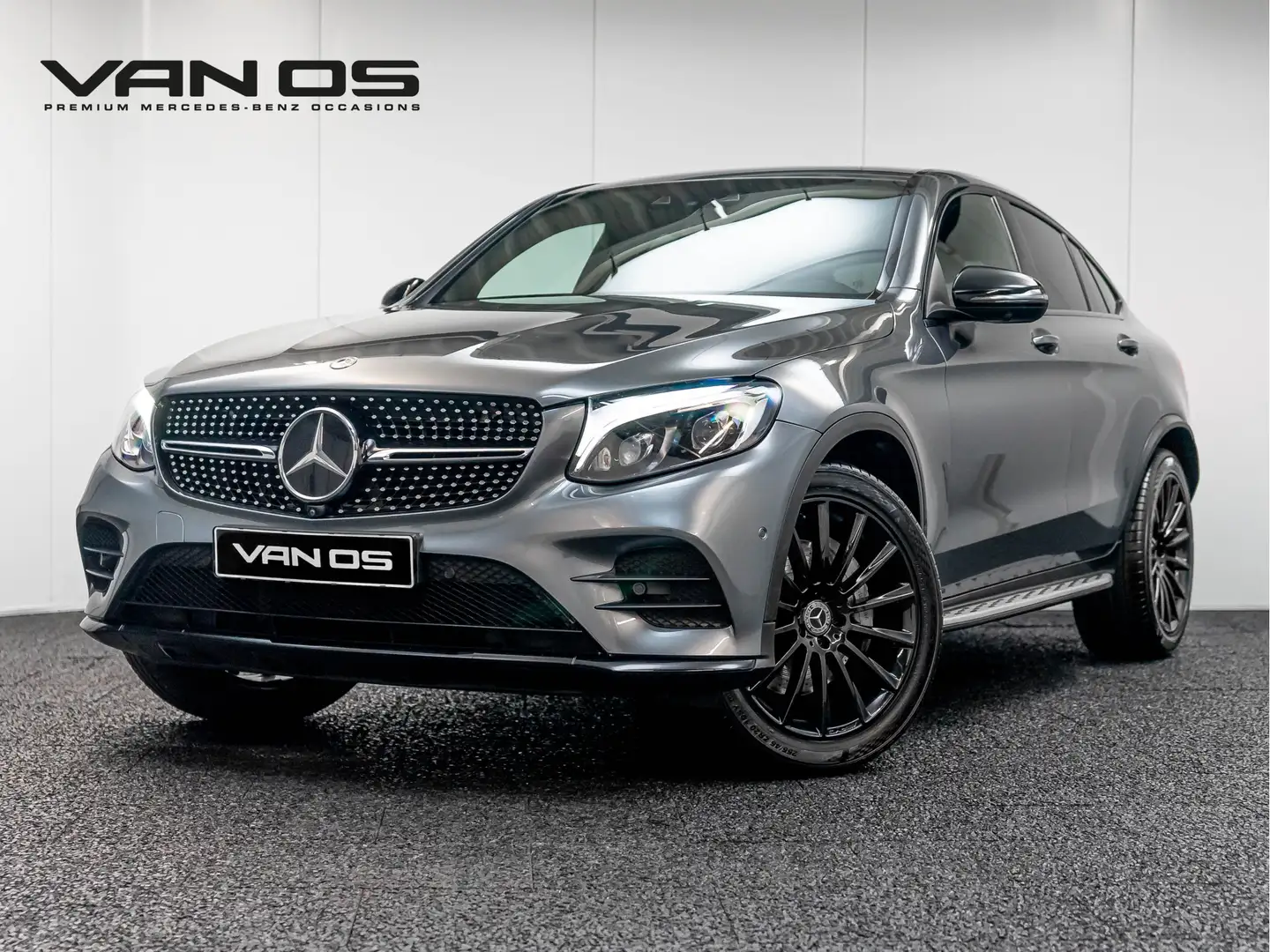 Mercedes-Benz GLC 220 Coupé d 4MATIC Premium Plus | Luchtvering | Burmes Grau - 1