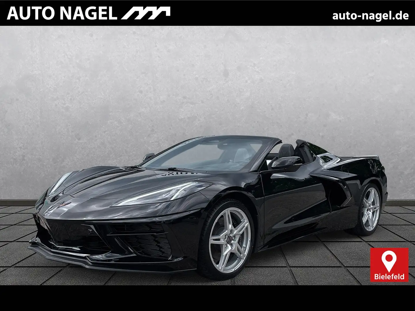 Corvette C8 C8 Stingray Cabrio 3LT*Z51-Paket*Lifting*Comp.Sitze Schwarz - 1