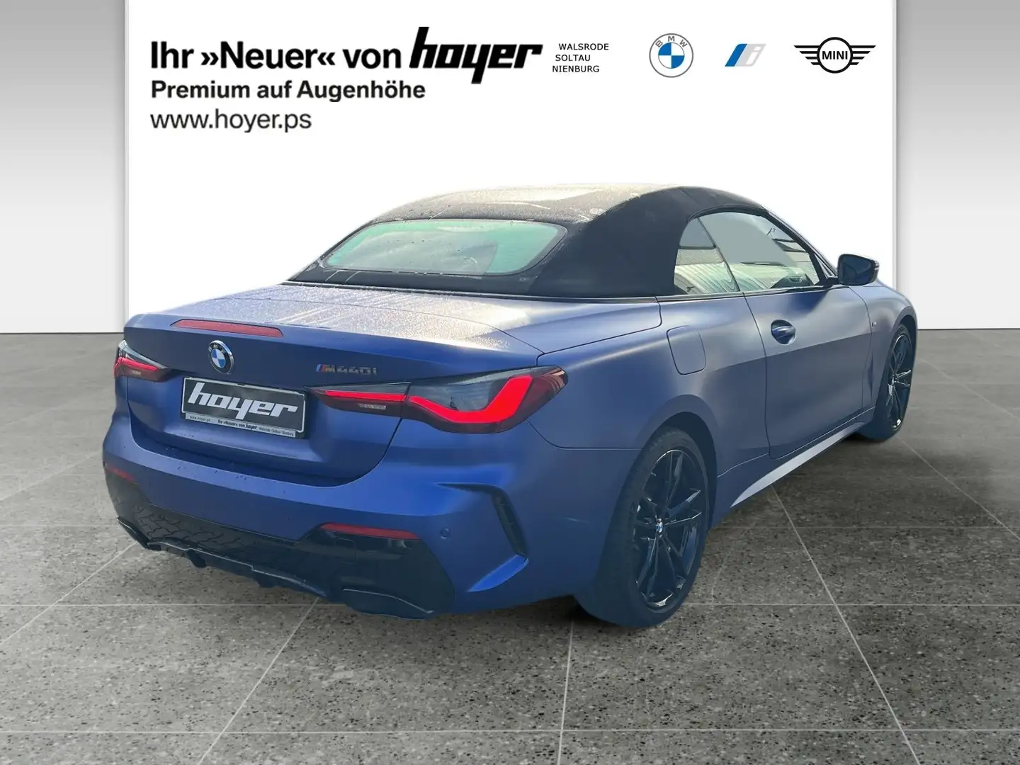BMW 440 M440i xDrive Cabrio Sportpaket HK HiFi DAB LED Blau - 2