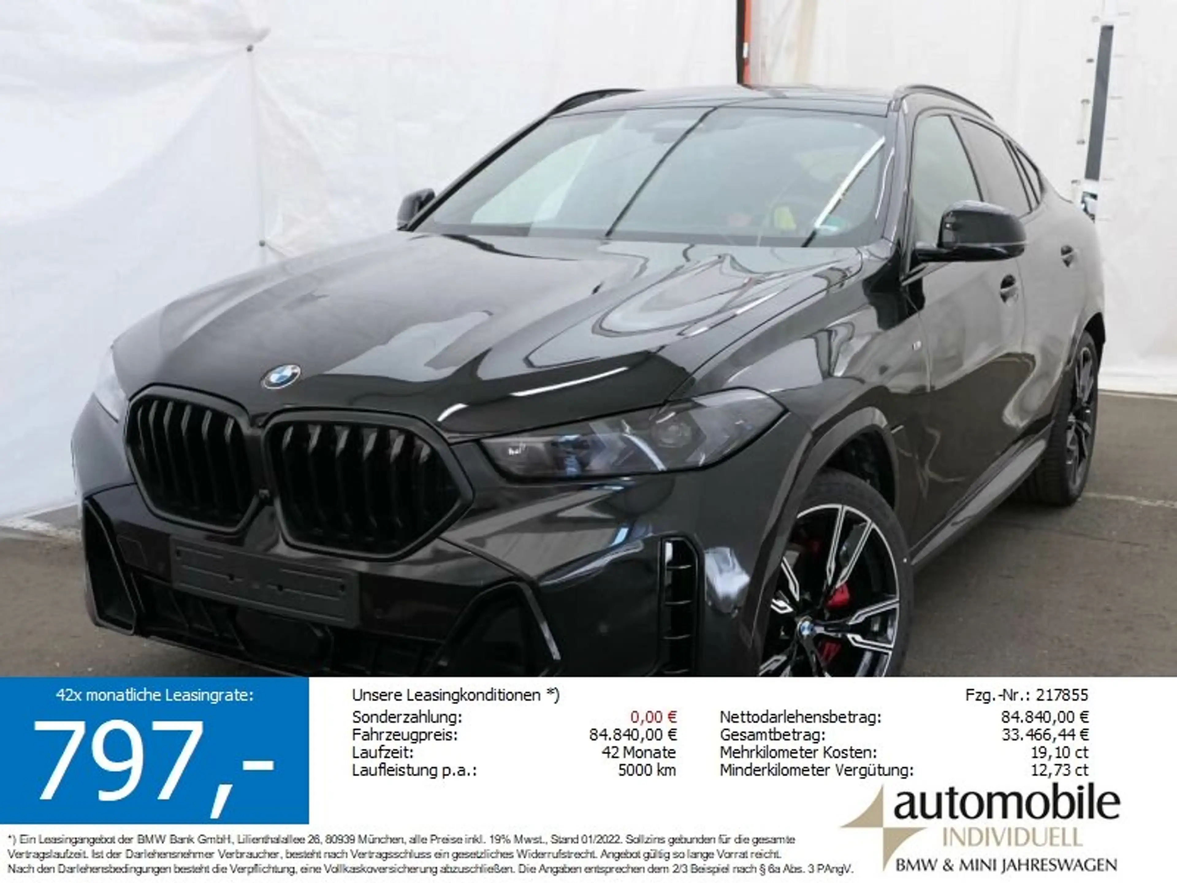BMW X6 xDrive40d M Sport Pro AHK Massage Standh 22Zo