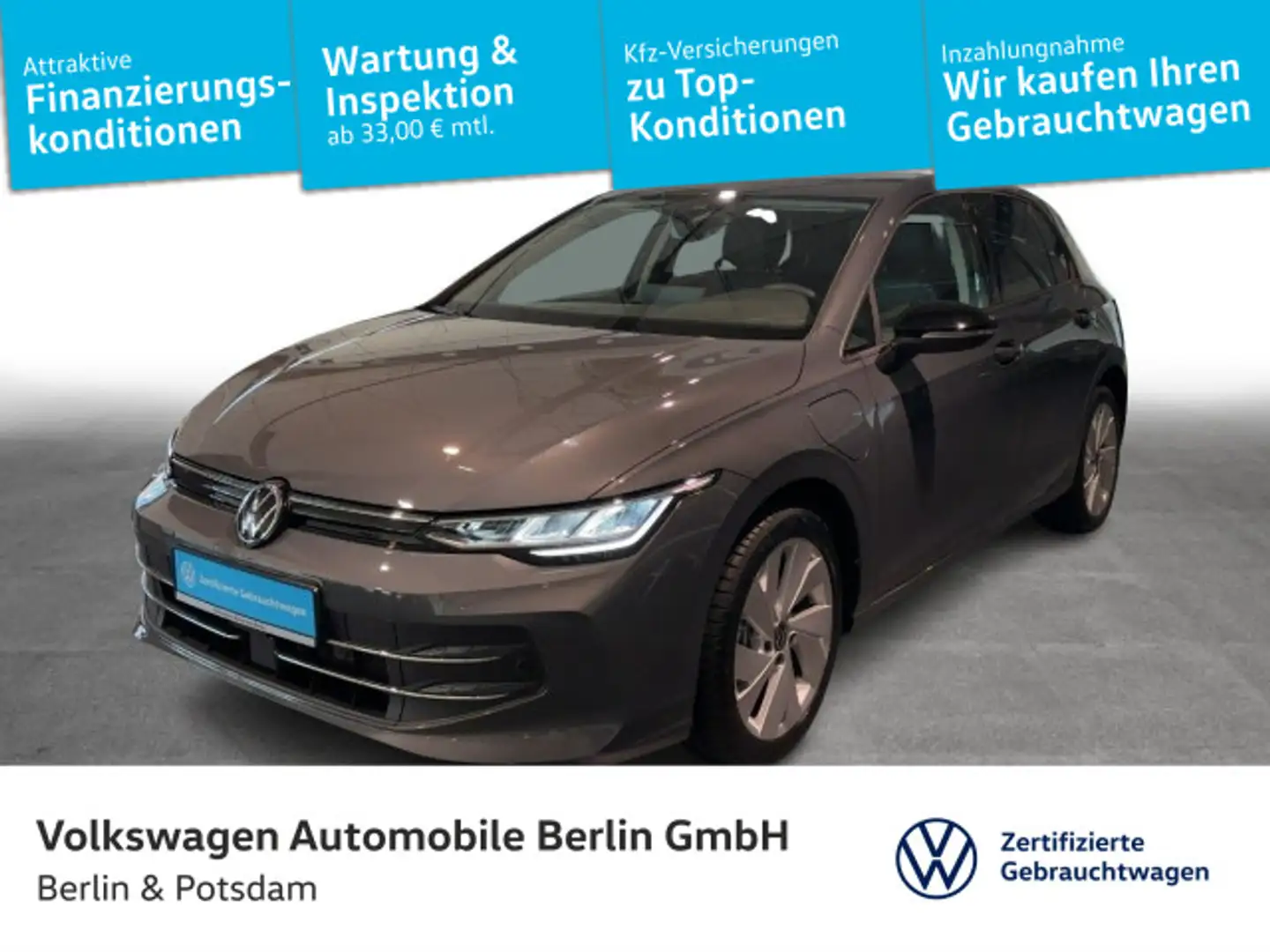 Volkswagen Golf VIII 1.5TSI DSG eHybrid GOAL NAVI LED KAMER Grau - 1