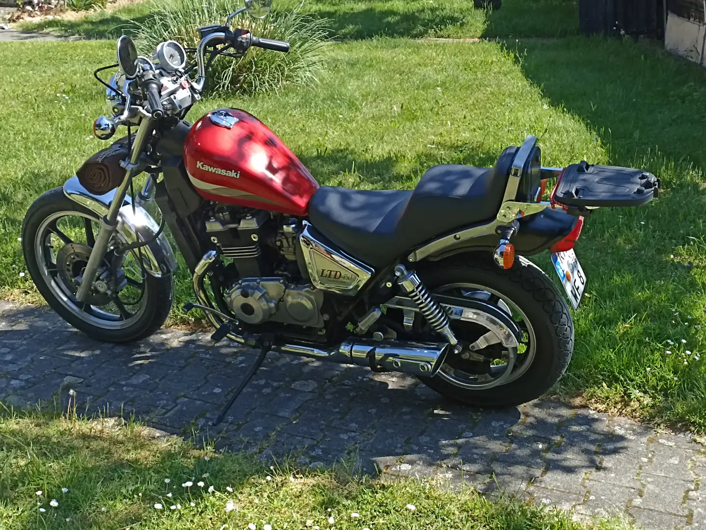 Kawasaki LTD 450 Червоний - 2