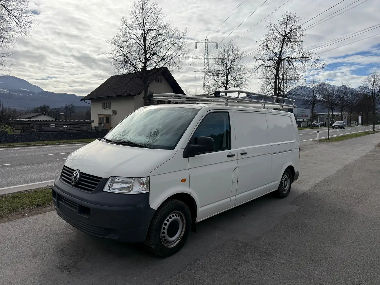 Volkswagen T5 Transporter 1,9TDI 2xSchiebetüren Lang Weiß - 1