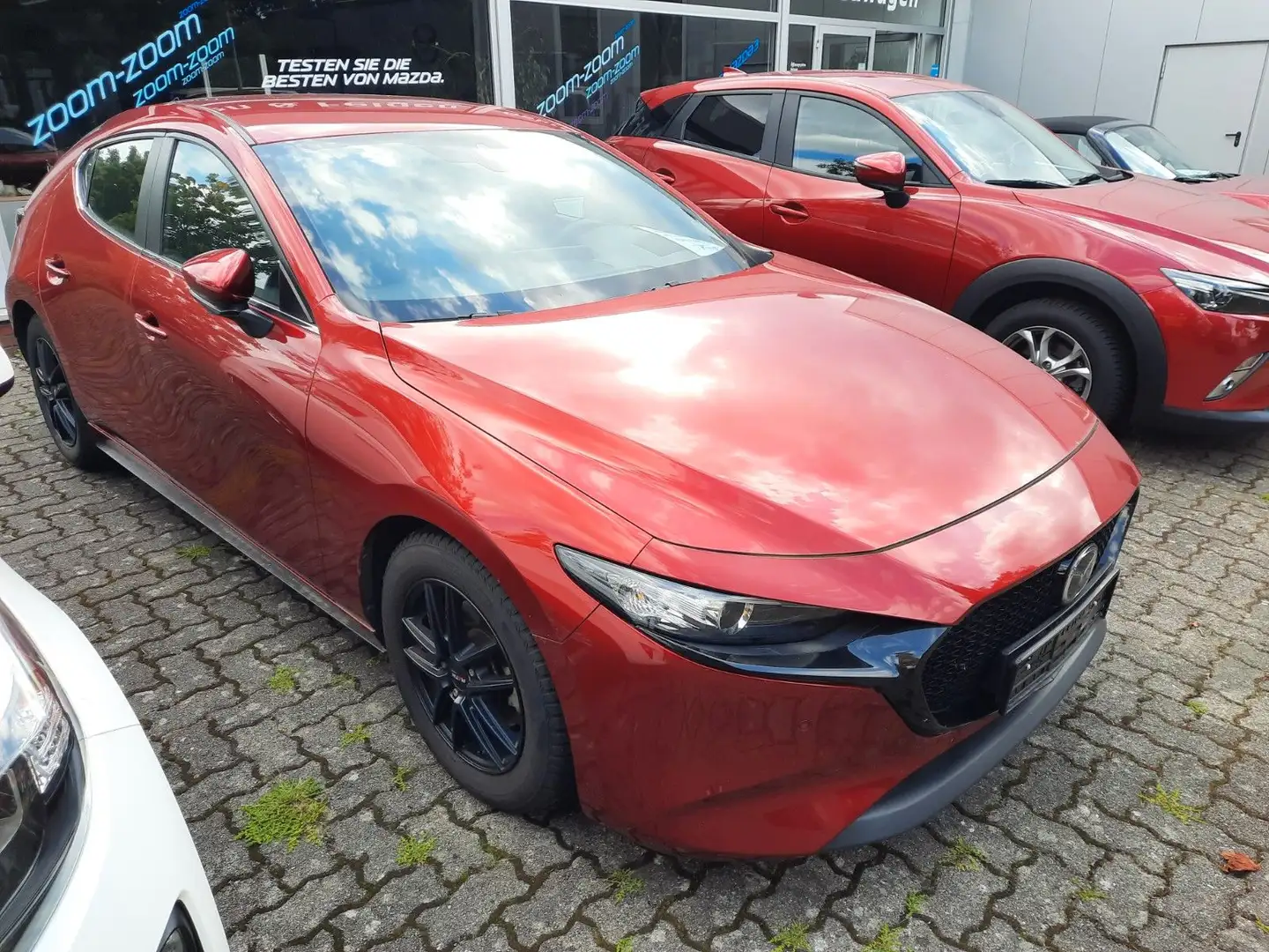 Mazda 3 SKYACTIV-G 2.0 M Hybrid SELECT + STANDHEIZUNG Rot - 1