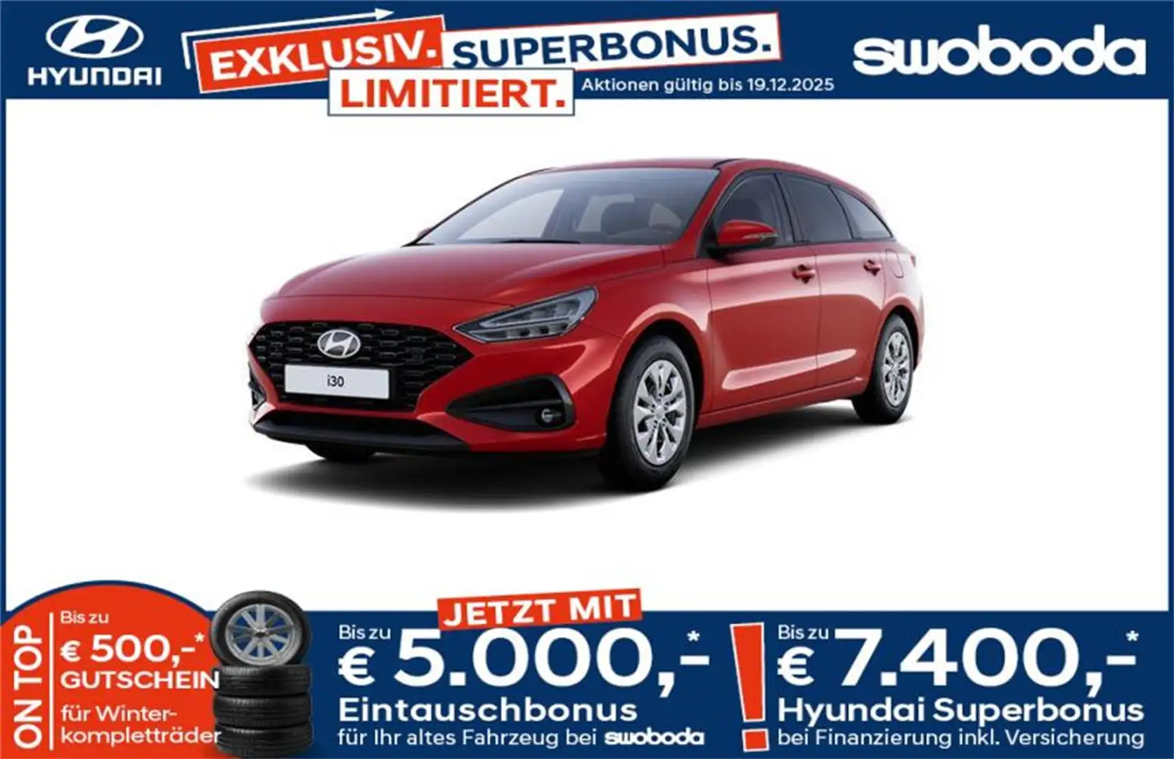 Hyundai i30 Kombi - PD Smart Line 1.5 DPI c5ks1 Rosso - 1