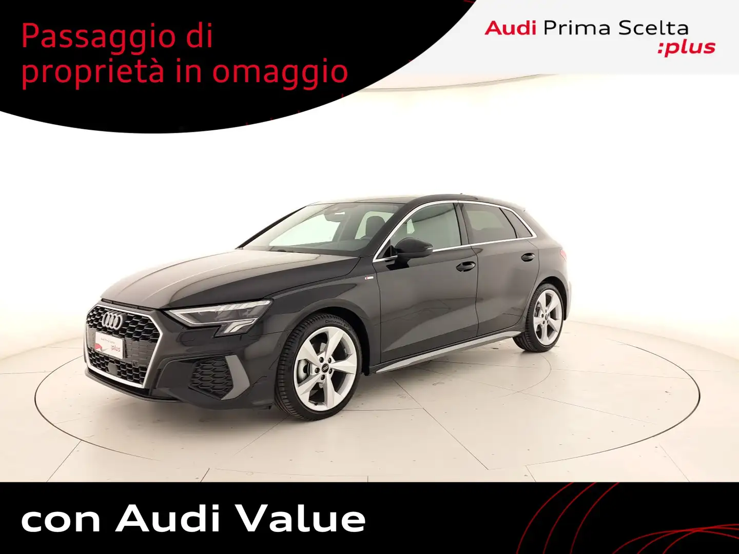 Audi A3 sportback 35 2.0 tdi s line edition s-tronic Nero - 1