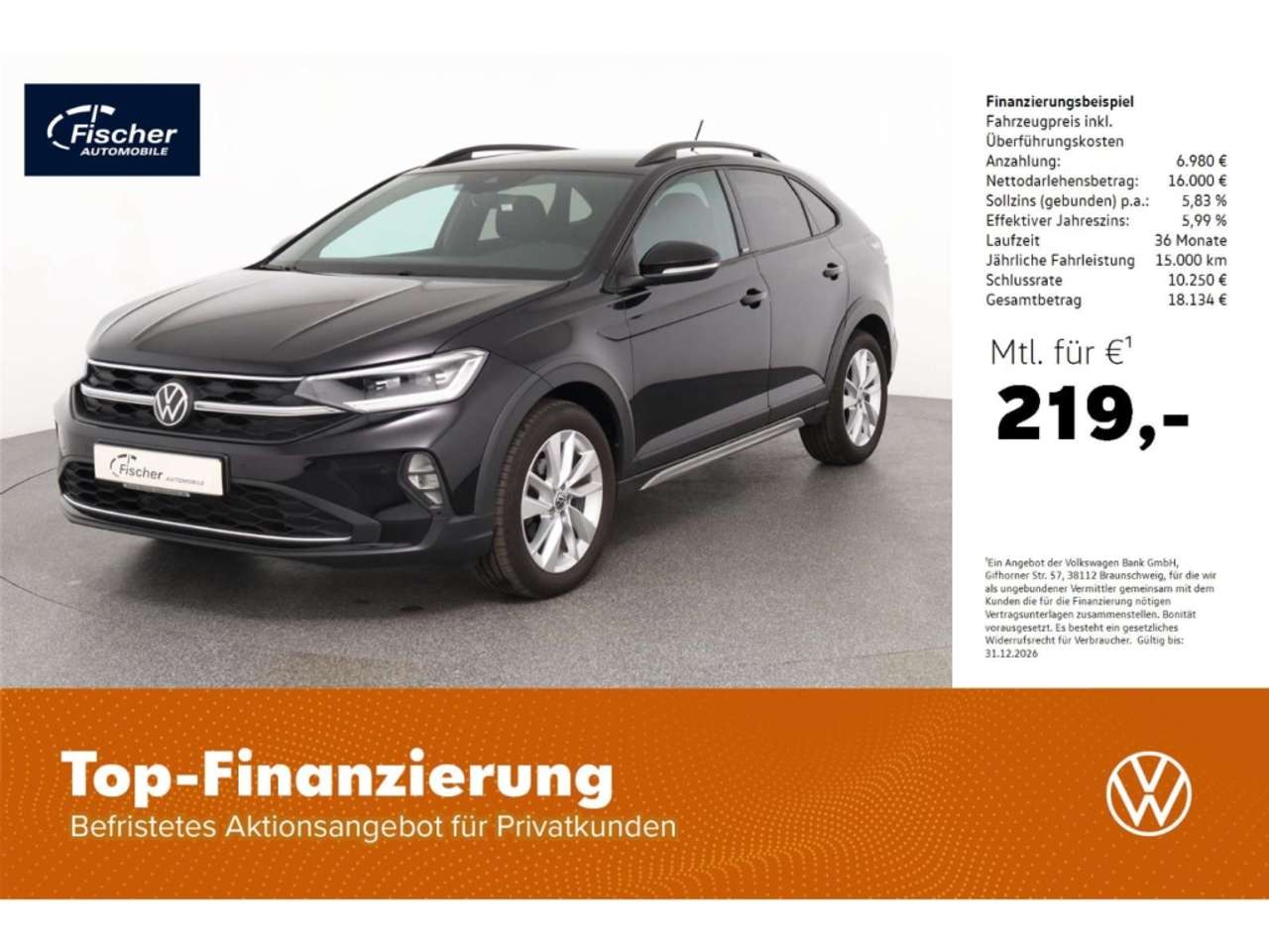 Volkswagen Taigo 2023 — 1.5 TSI Move DSG AHK/Matrix/NAV/ACC/RFK/SH