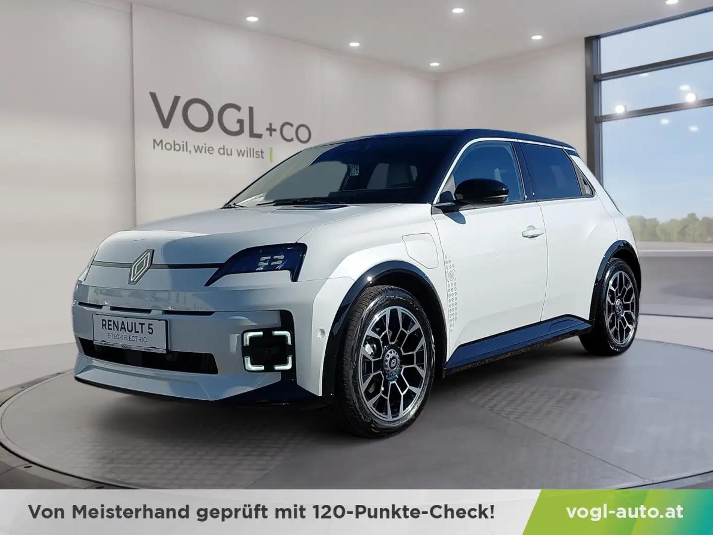 Renault R 5 E-Tech Roland Garros 150 PS comfort range Weiß - 1