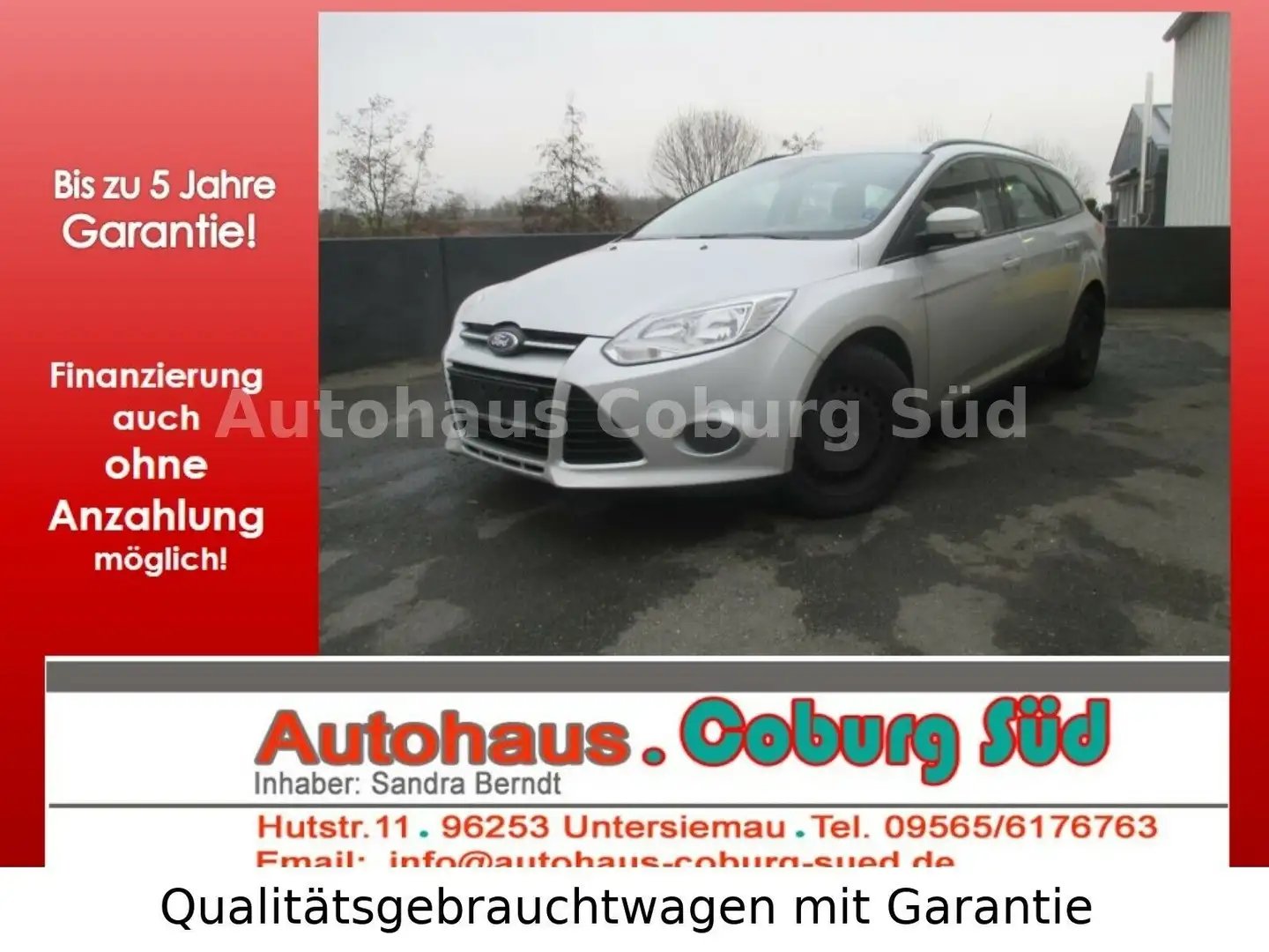 Ford Focus Turnier Trend NAVI PDC KLIMA AHK Silber - 1