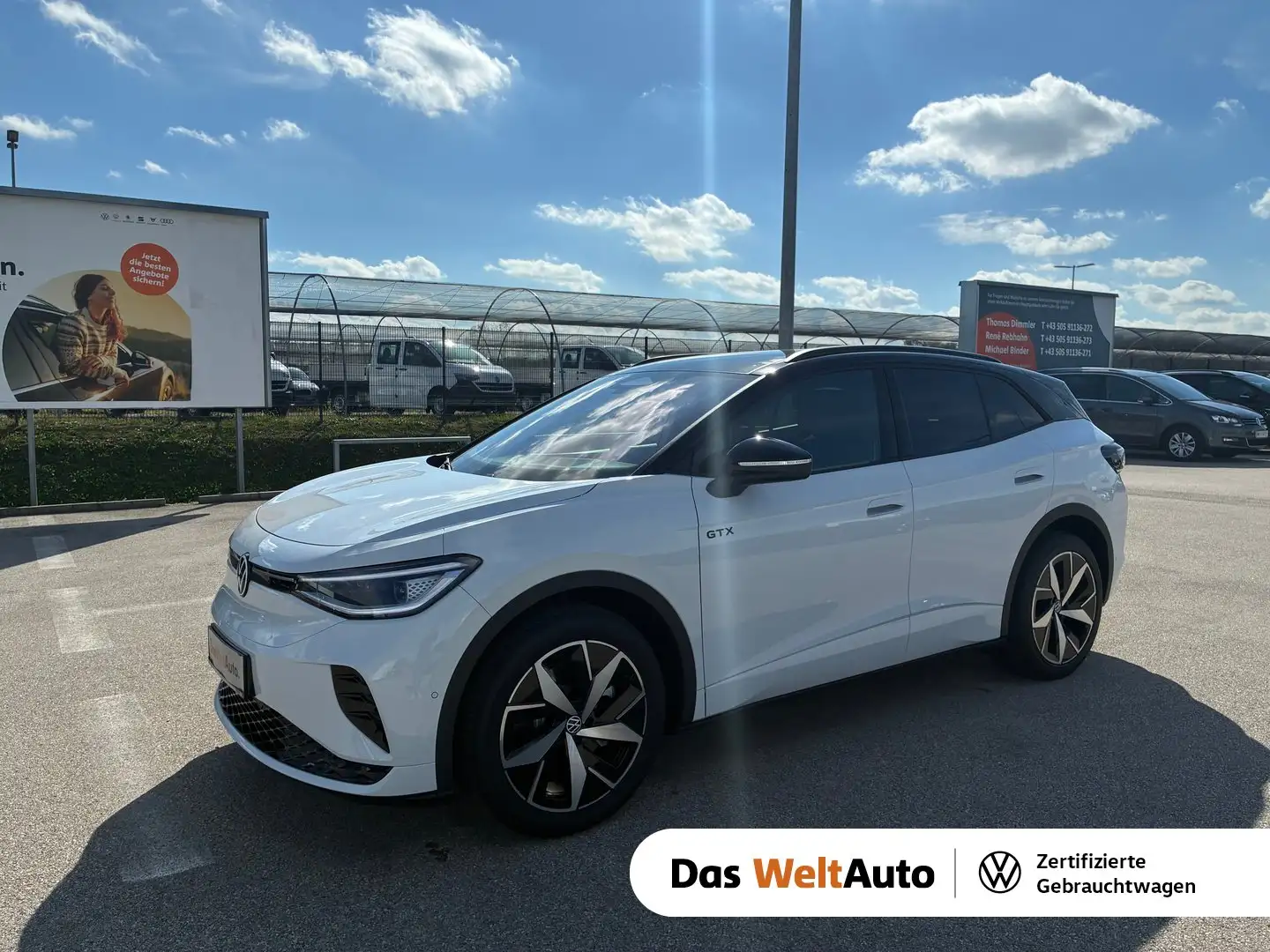Volkswagen ID.4 GTX 4MOTION 250 kW Business -77 kWh Weiß - 1