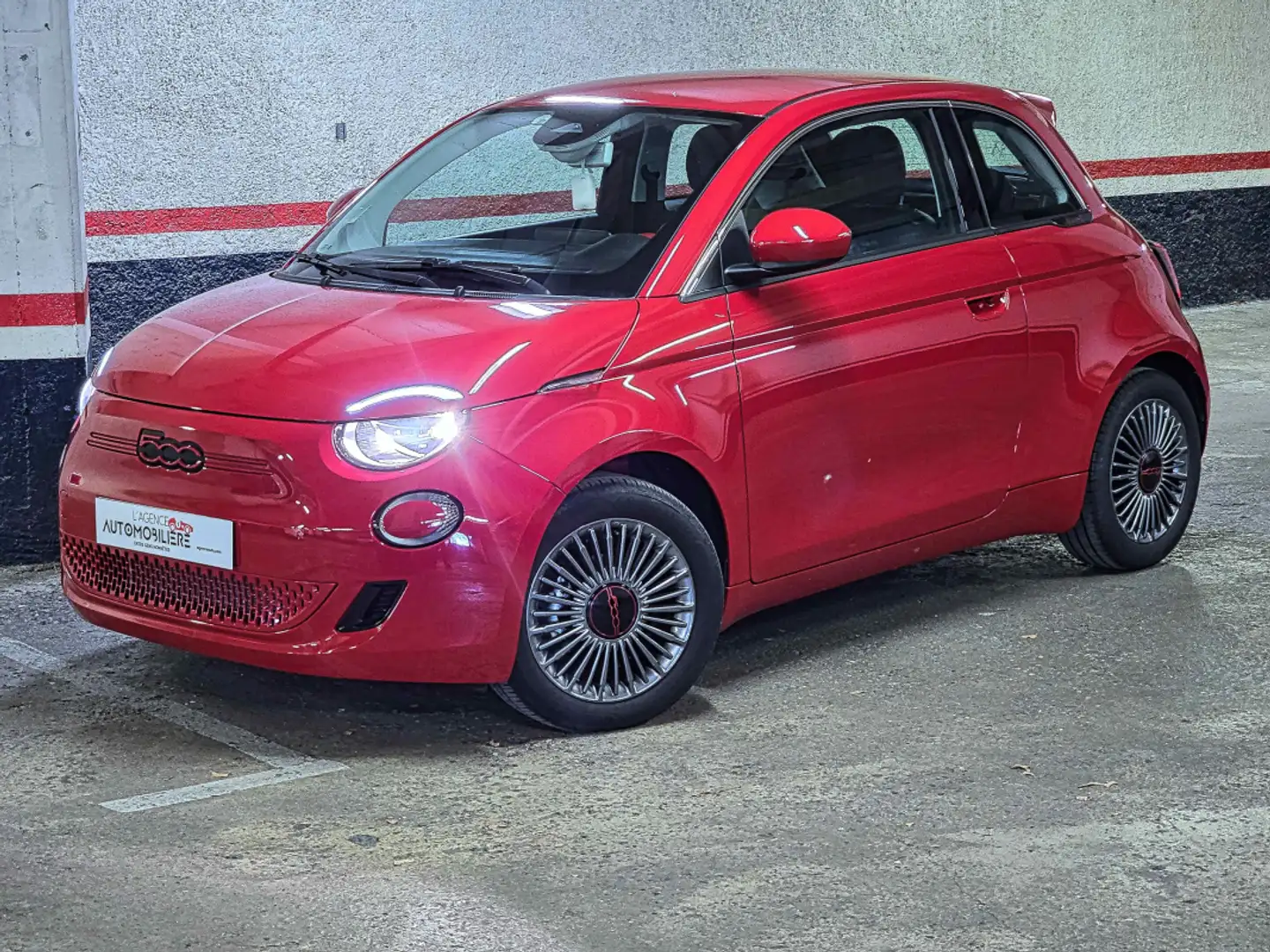 Fiat 500 e Red Electrique 95ch 1ère Main Rot - 2