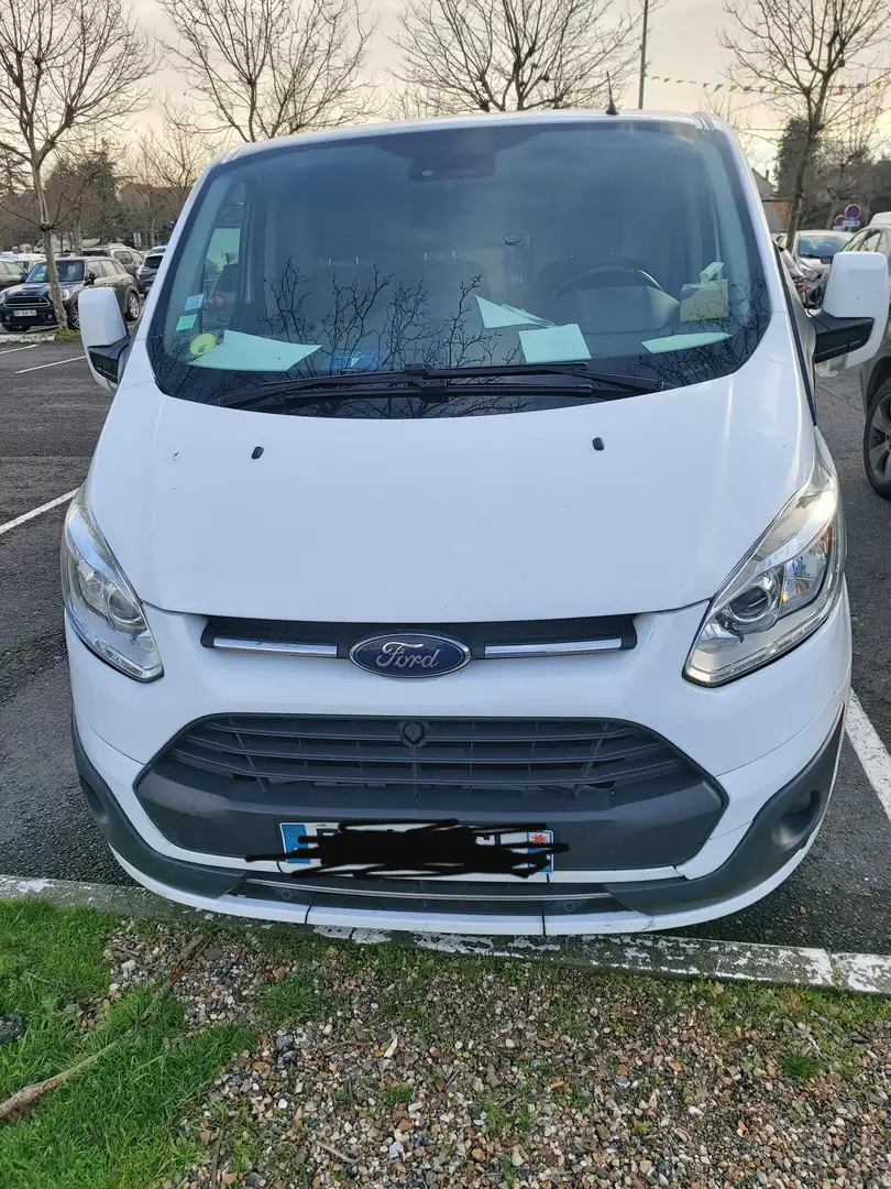 Ford Transit Custom FOURGON 340 L2H1 2.0 TDCi 170 S Blanc - 1