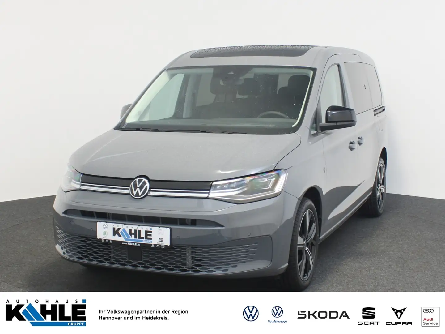Volkswagen Caddy Maxi Life 2.0 TDI DSG Klima Navi Rückfahrkamera Grau - 1