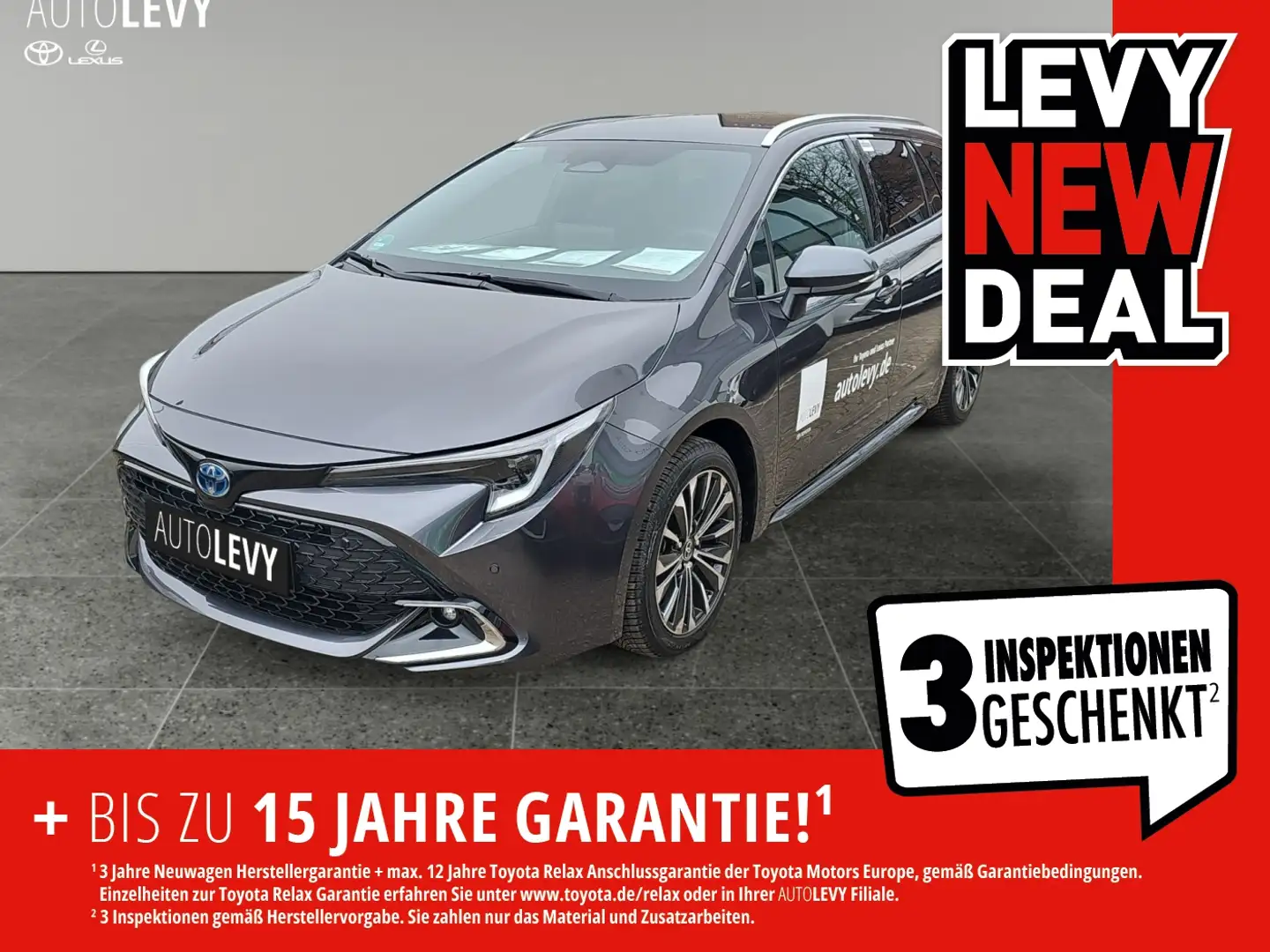 Toyota Corolla 2.0 Hybrid TS Teamplayer Keyless+Kamera Grau - 1