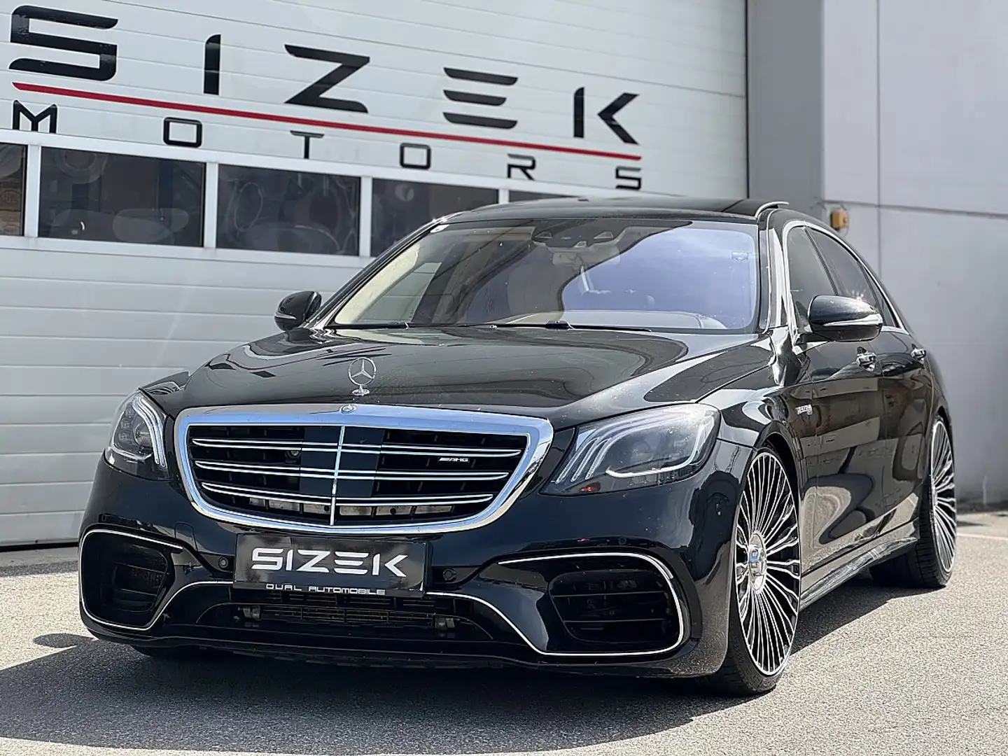 Mercedes-Benz S 500 4MATIC lang Aut.|FACELIFT S 63 AMG LOOK Schwarz - 1