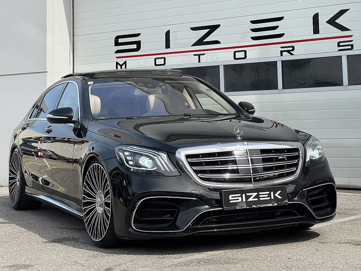 Mercedes-Benz S 500 4MATIC lang Aut.|FACELIFT S 63 AMG LOOK Schwarz - 2