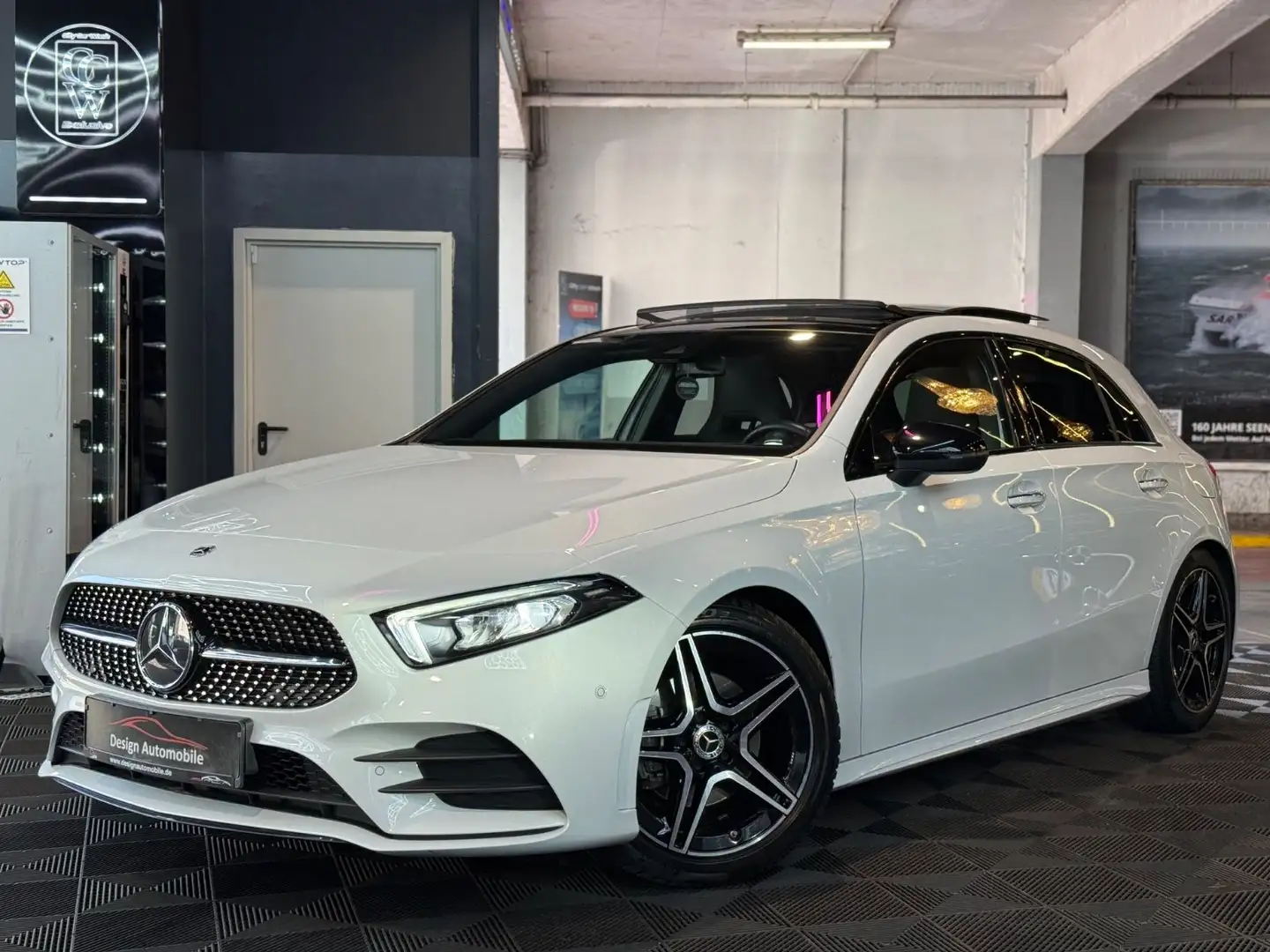 Mercedes-Benz A 200 D 8G-DCT AMG LINE*PANO/KEYLESS/KAMERA/TEMP Weiß - 1