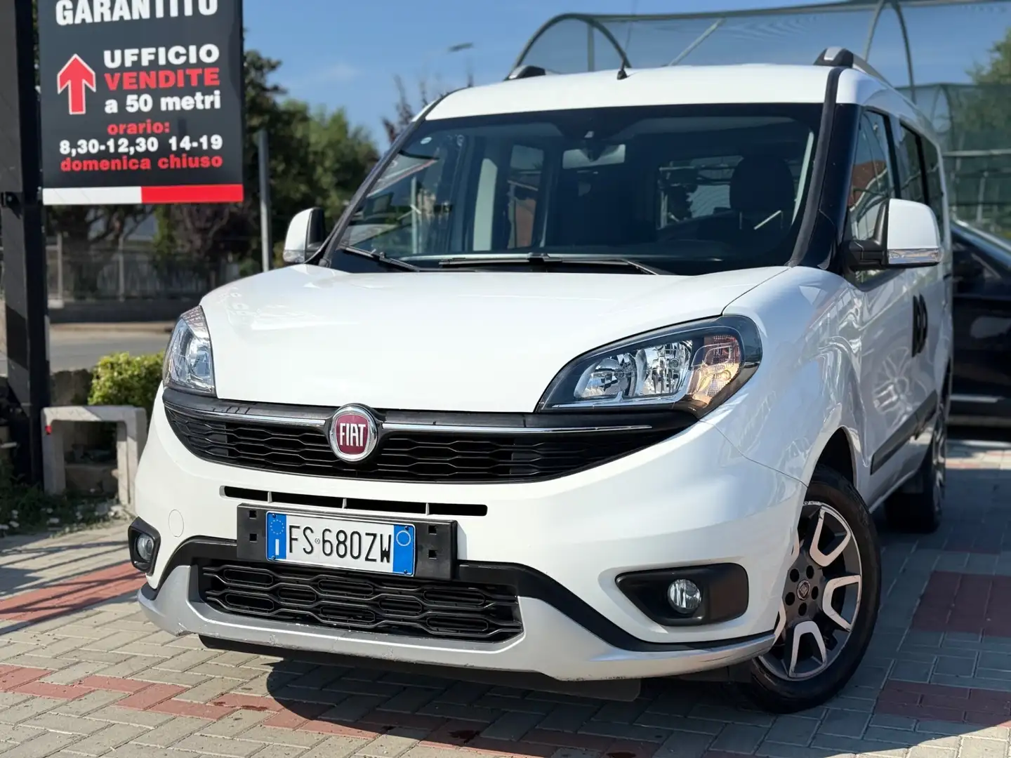 Fiat Doblo Doblò 1.6 MJT 16V 120CV Trekking Blanc - 1