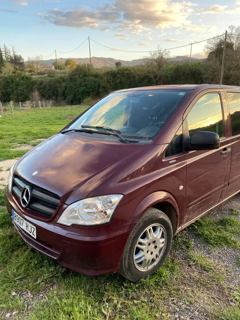 Mercedes-Benz Vito Vito Furgón 116CDI Larga Rojo - 1