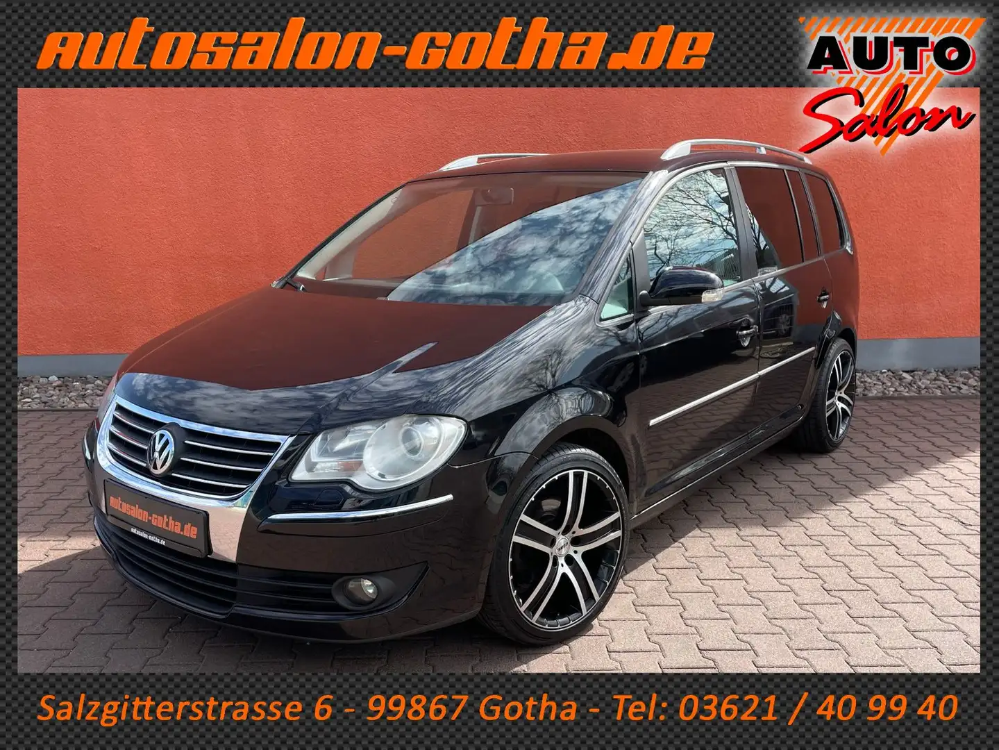 Volkswagen Touran 2.0 TDI Highline NAVI+KLIMAAUTO LEDER SHZ Schwarz - 1