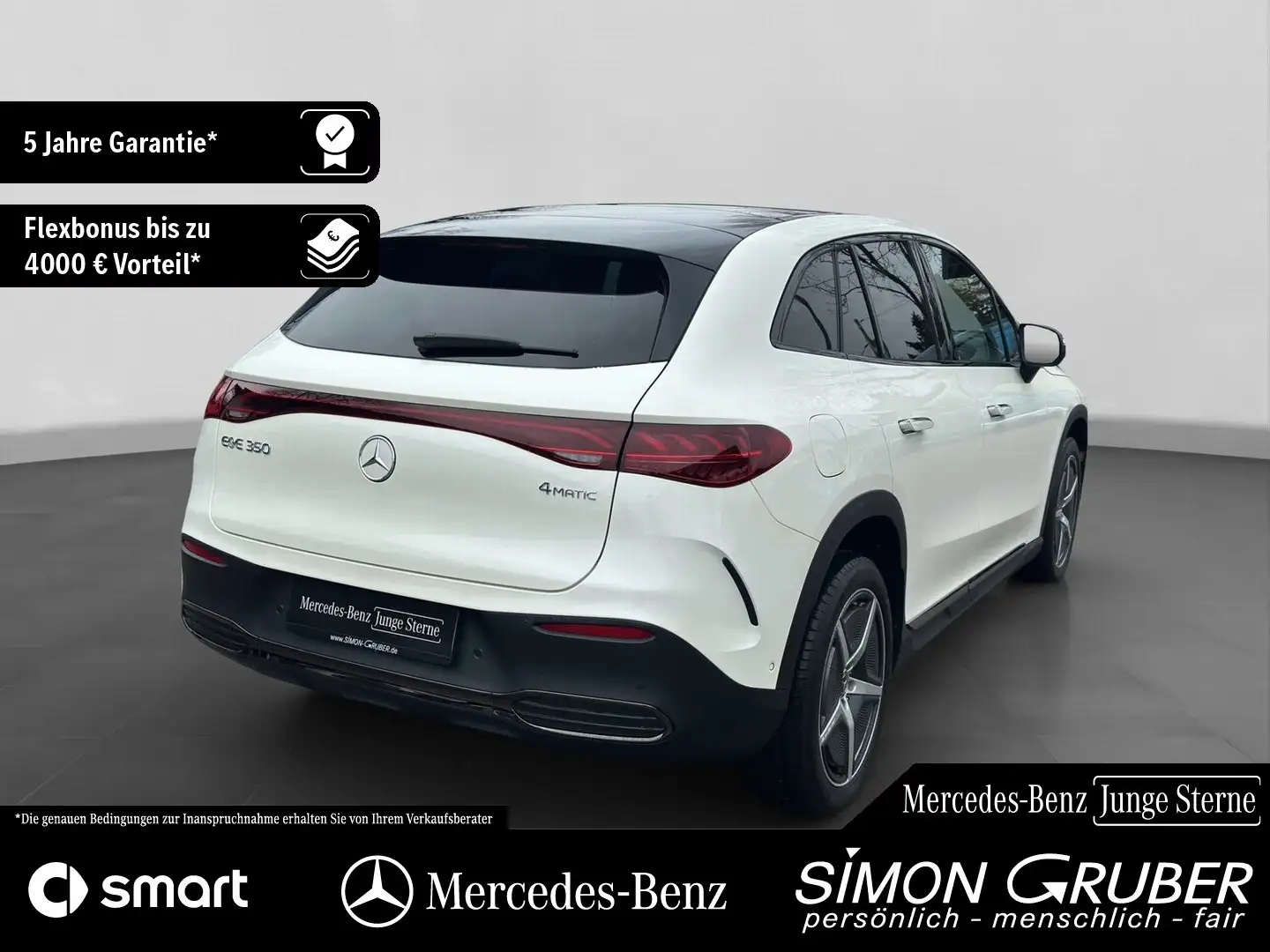 Mercedes-Benz EQE SUV EQE 350 4M SUV AMG Airmatic WP Pano Leder AHK Blanc - 2