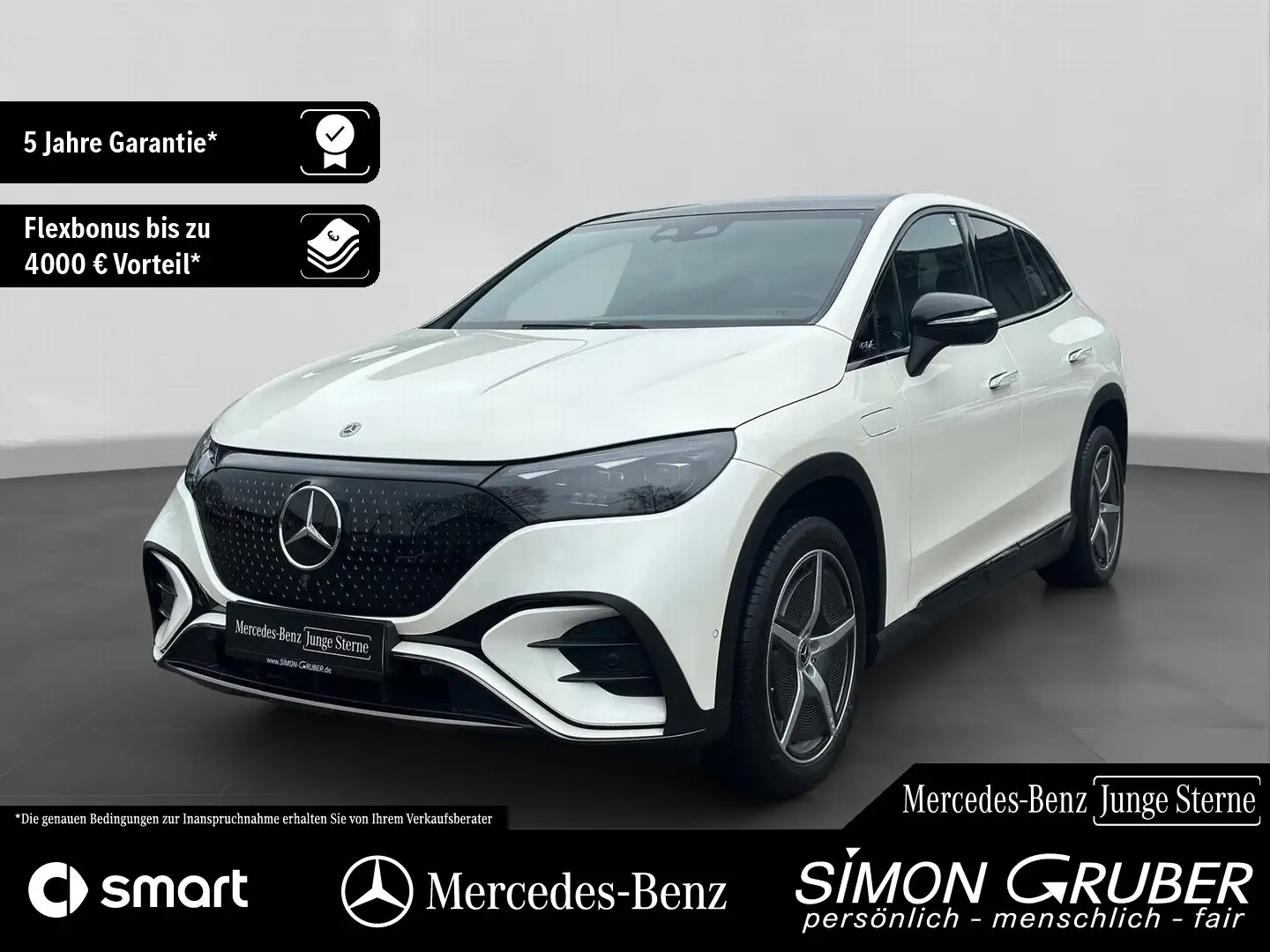Mercedes-Benz EQE SUV EQE 350 4M SUV AMG Airmatic WP Pano Leder AHK Blanc - 1