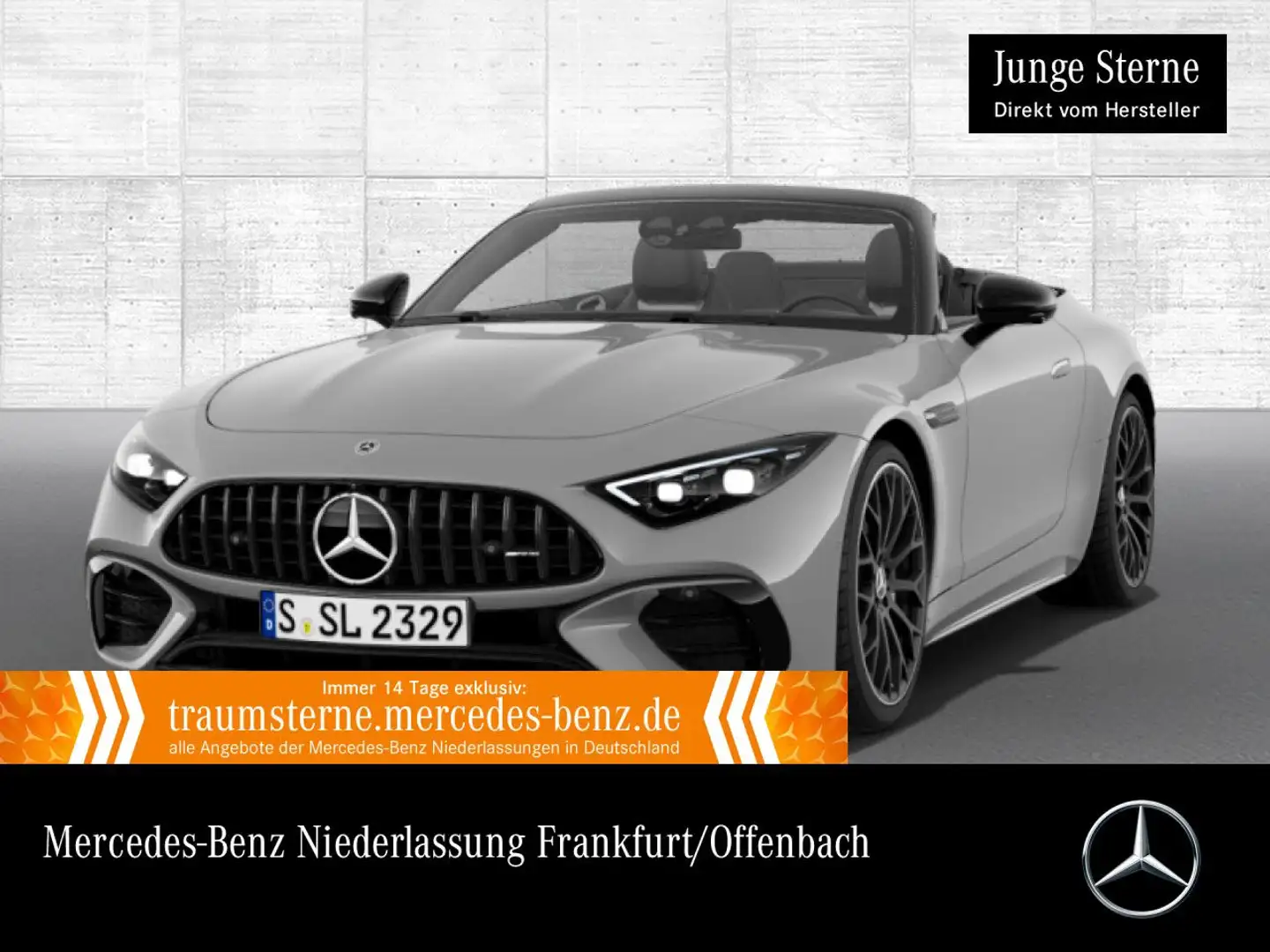 Mercedes-Benz SL 43 AMG Cab. Fahrass Nachtsicht WideScreen HUD Grau - 1