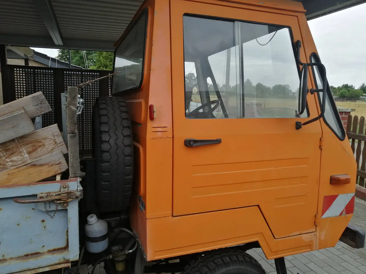 Trucks-Lkw Multicar Multicar M25, 3-Seiten-Kipper Orange - 2