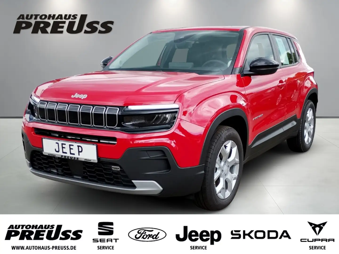 Jeep Avenger T-GDI Altitude 1.2 GSE Rouge - 1