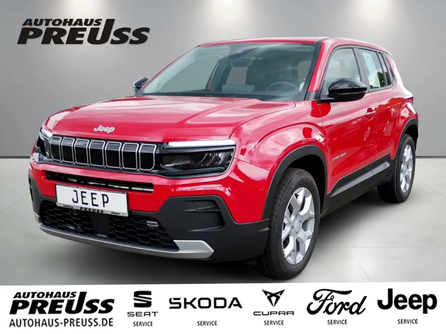 Jeep Avenger T-GDI Altitude 1.2 GSE Rood - 1