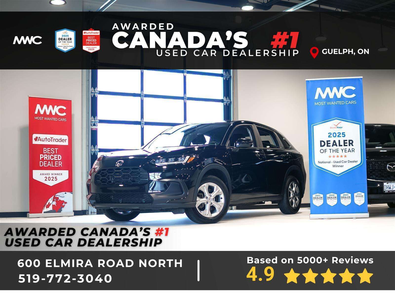 2024 Honda HR-V LX-B AWD | HONDA SERVICED | NO ACCIDENTS