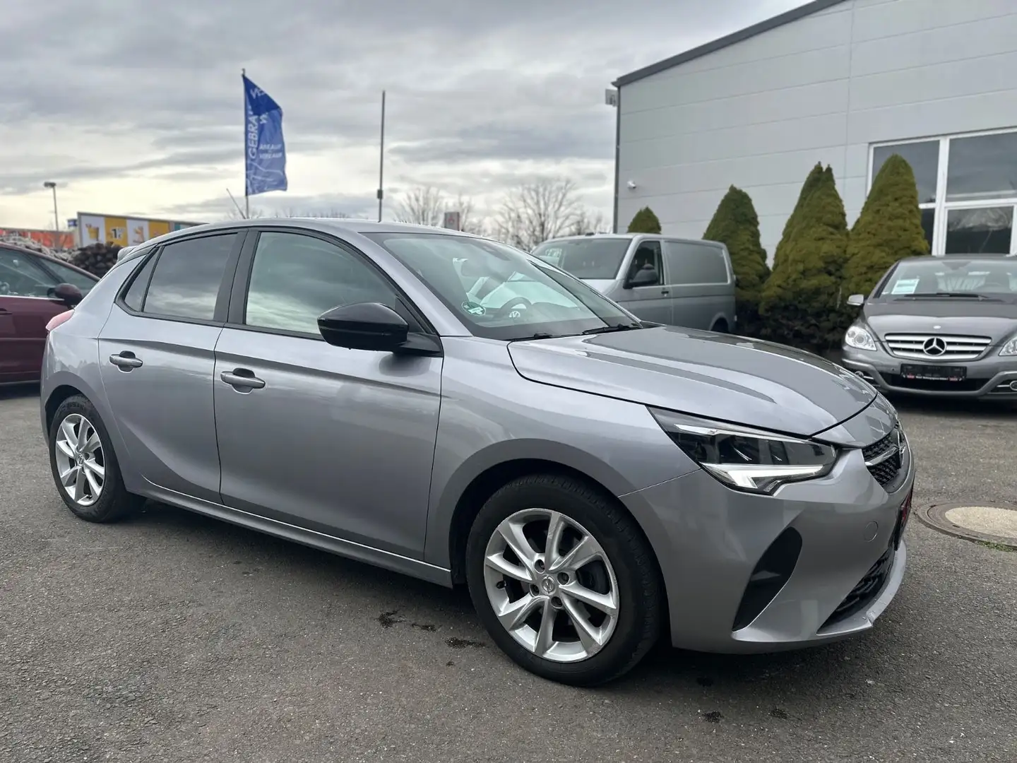 Opel Corsa F Edition Automatik, Scheckheft, Tüv Neu Grijs - 2