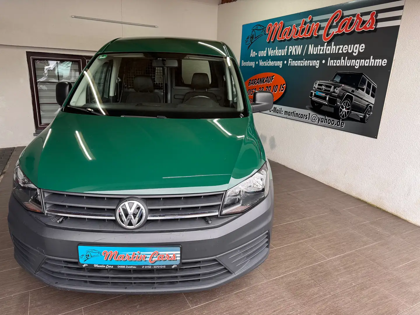 Volkswagen Caddy 2.Hand Klima Standheizung Lang Radstand EURO6 Grün - 2