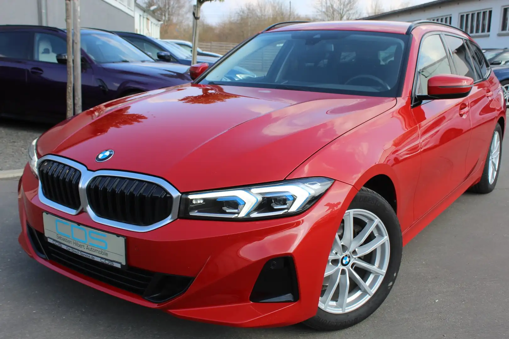 BMW 318 d Tour. Aut. +neues Modell+HIFI+DAB+Lenkradheizung Rot - 2