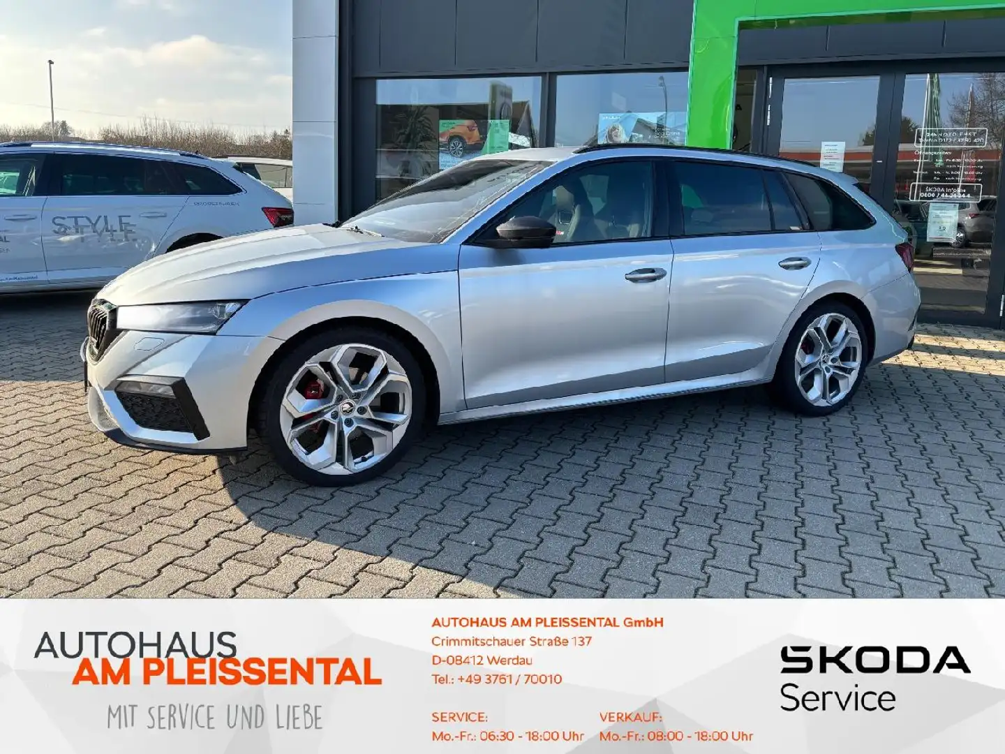 Skoda Octavia Octavia KB RS 2.0 TDI DSG ACC*NAVI*Pano*Sitzh. Grijs - 1