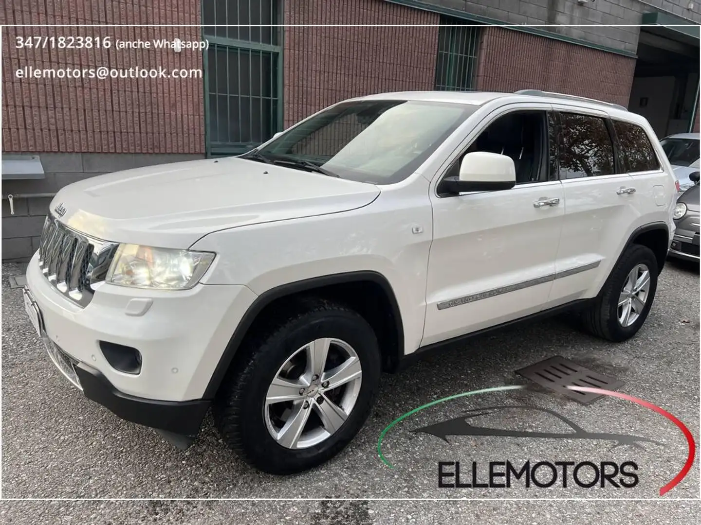 Jeep Grand Cherokee OVERLAND GANCIO TRAINO Blanc - 1