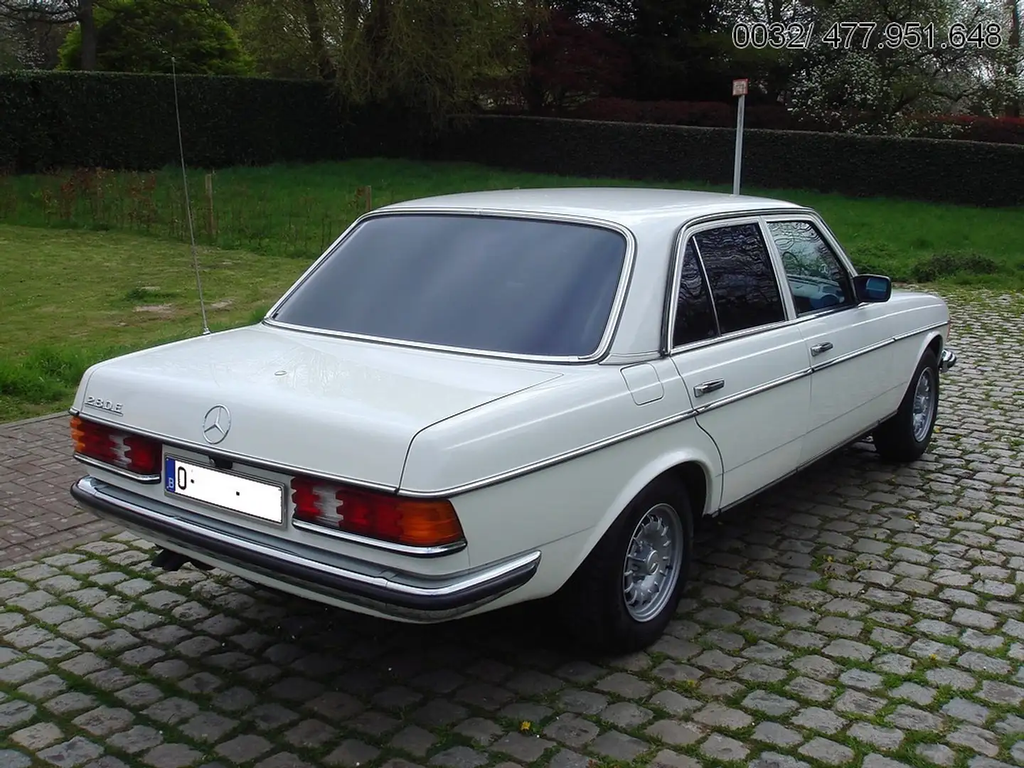 Mercedes-Benz 280 E "W123" 100% Original Oldtimer Airco/ Cruise Blanc - 2