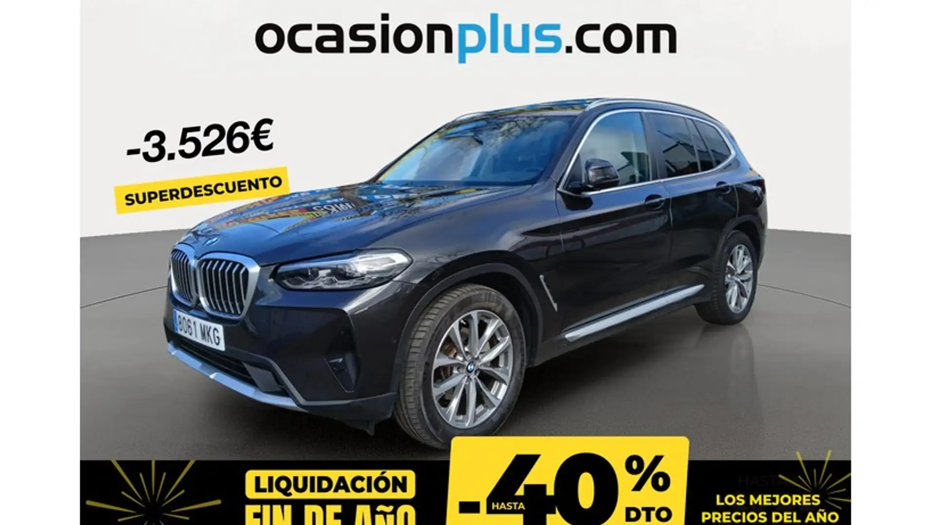 BMW X3 xDrive 20dA xLine Gris - 1