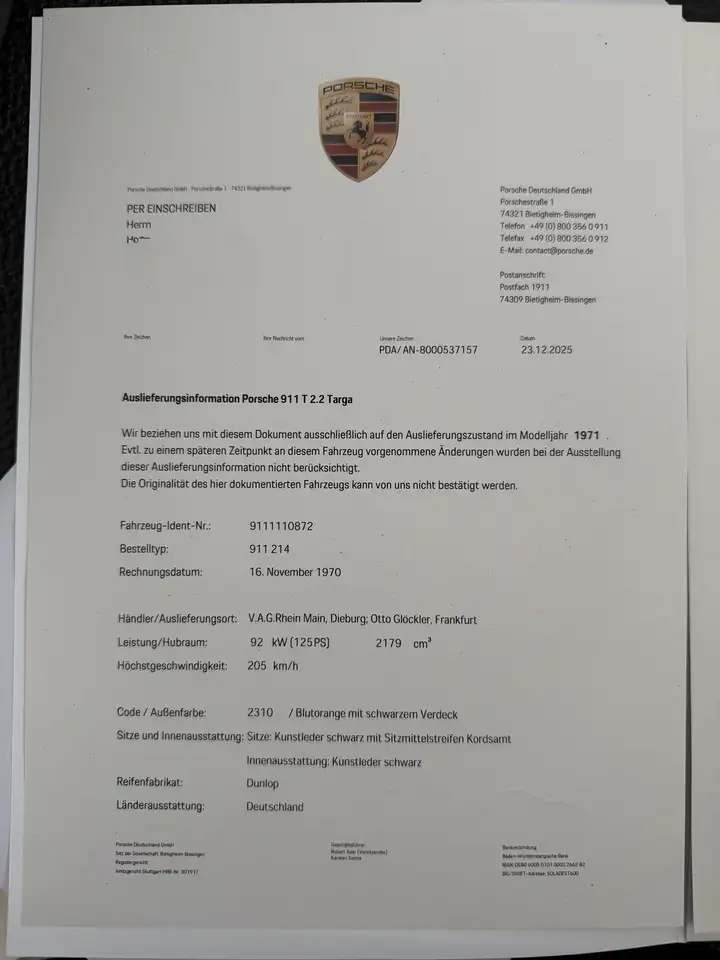 Porsche 911 T 2.2 Targa, foto 4
