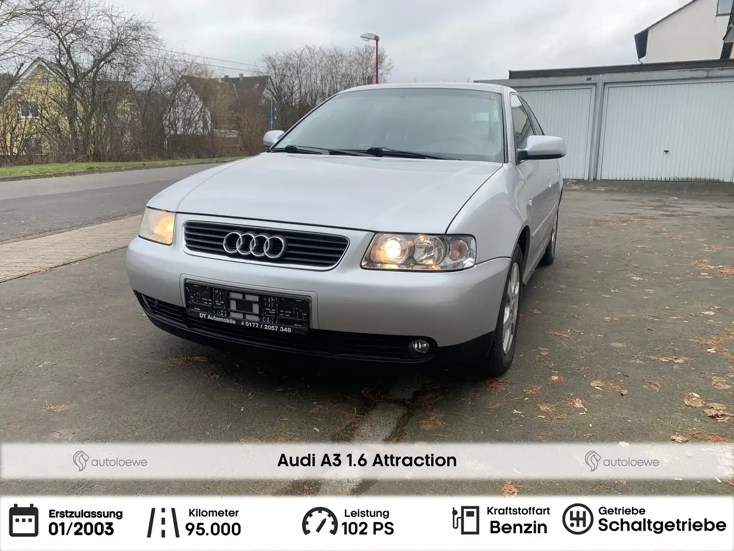 Audi A3 1.6 Attraction (8L) Argent - 2