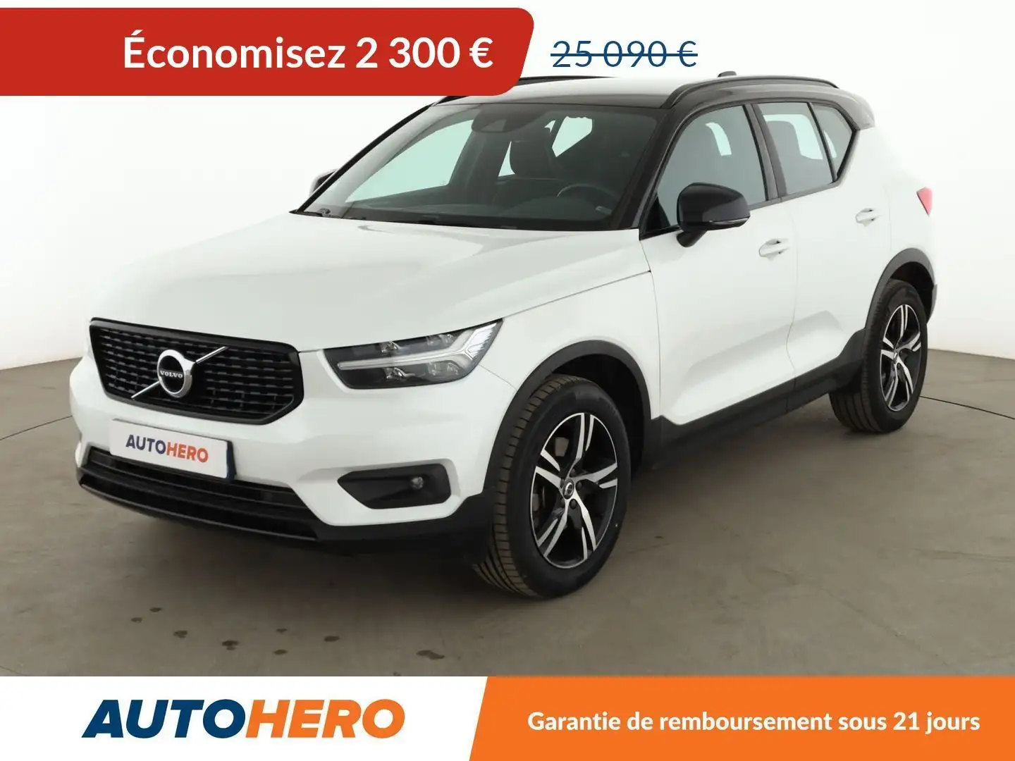 Volvo XC40 2.0 D4 AWD AdBlue R-Design Geartronic 8 Blanc - 1
