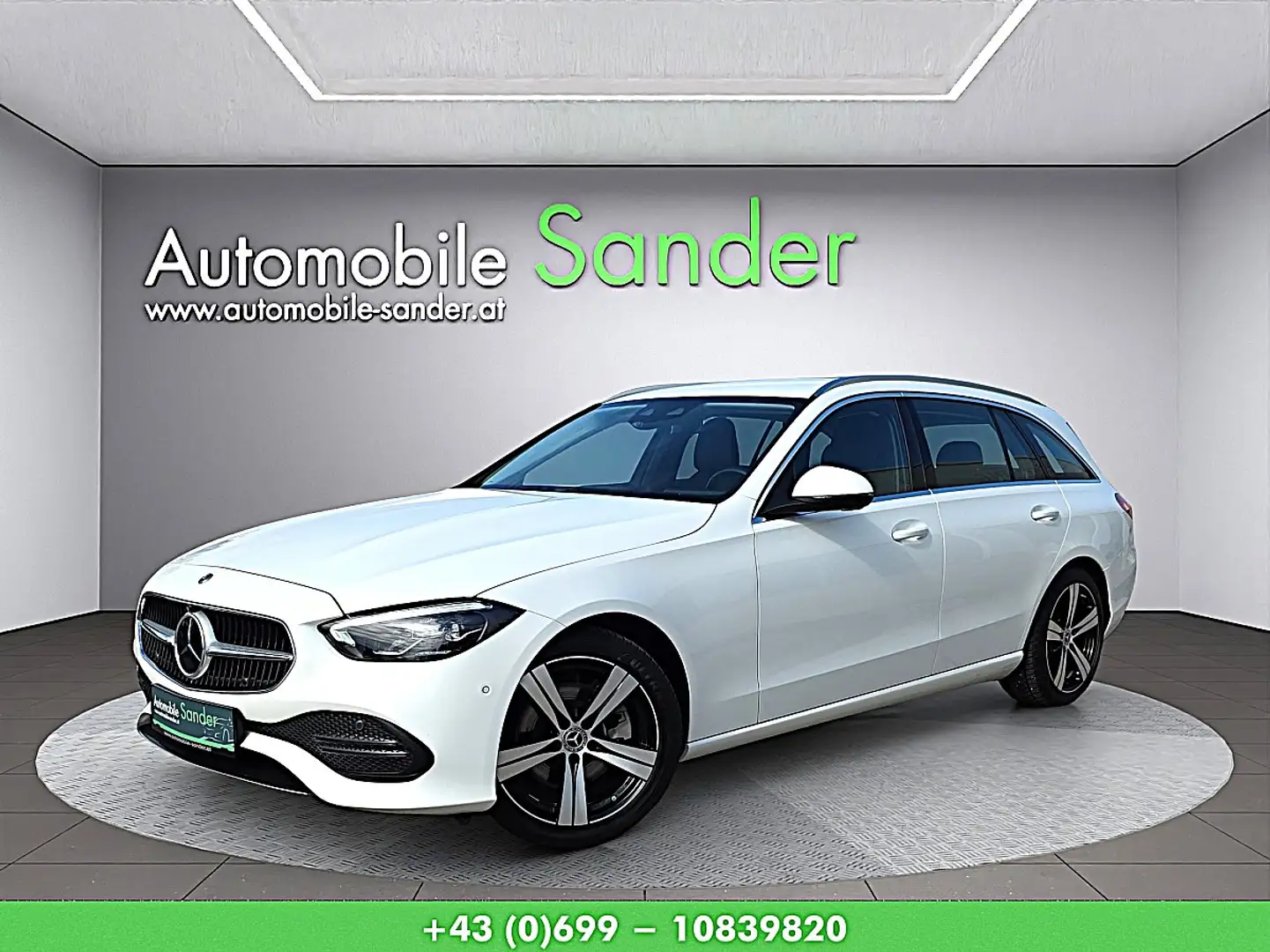 Mercedes-Benz C 220 d T 4Matic Avantgarde *AHK/Head-Up/NP 70.000,-* Weiß - 1