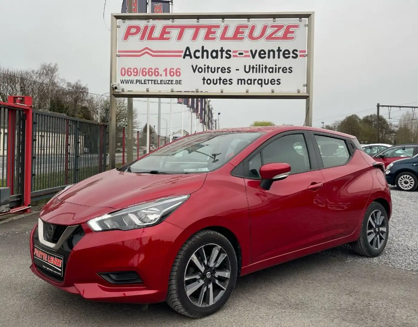 Nissan Micra 1.0i IG Visia (EU6.2)CLIM/GSP/RADIO Rouge - 1