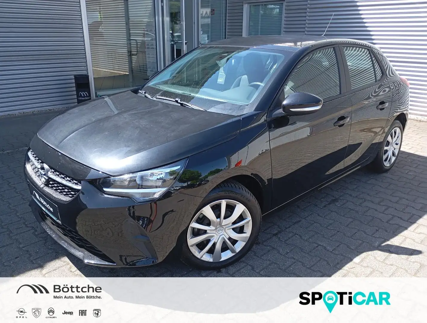 Opel Corsa F Edition,Klima,SHZ,LHZ,PDC,Tempomat,USB,Multifunk Zwart - 1