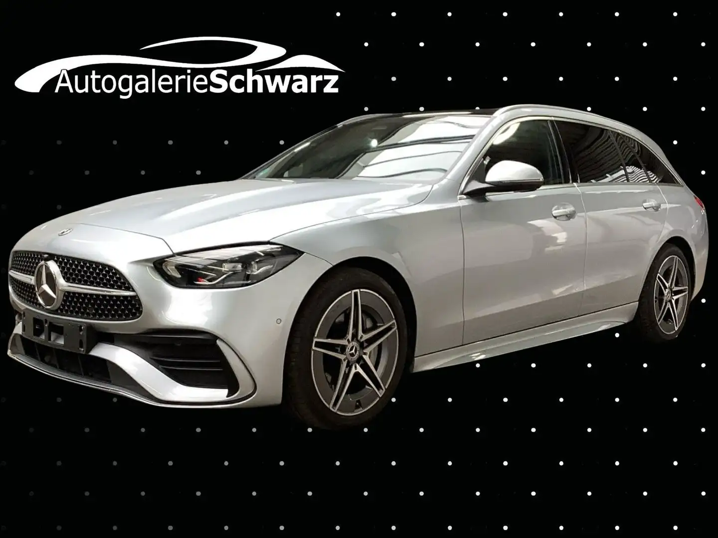 Mercedes-Benz C 220 d T 9G AMG AUGR+OLED NAV-PREM KAM AMBT PANO Argent - 1
