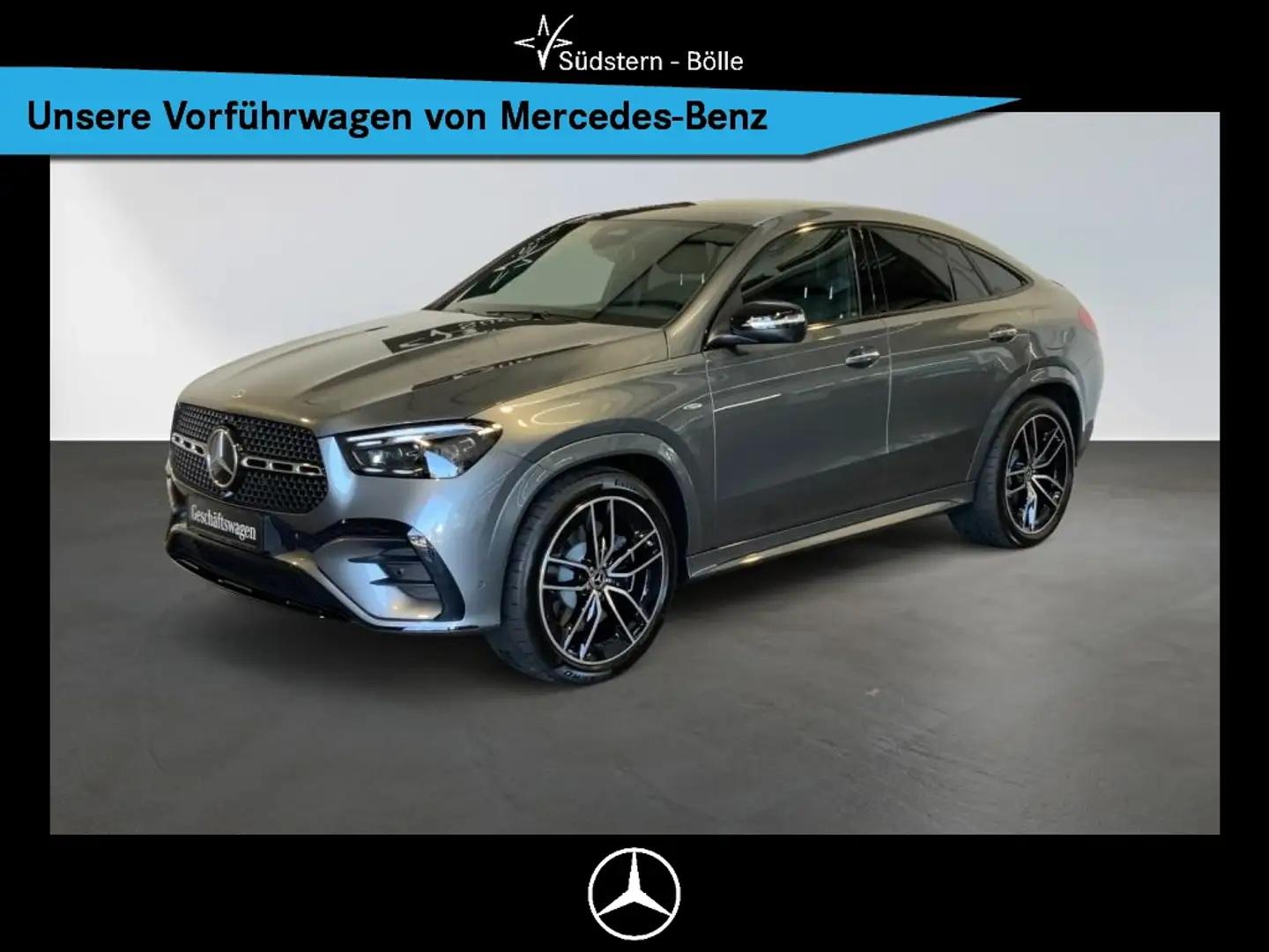 Mercedes-Benz GLE 350 de 4M Coupe AMG+AMBIENTE+DISTRO+MEMORY Grau - 1