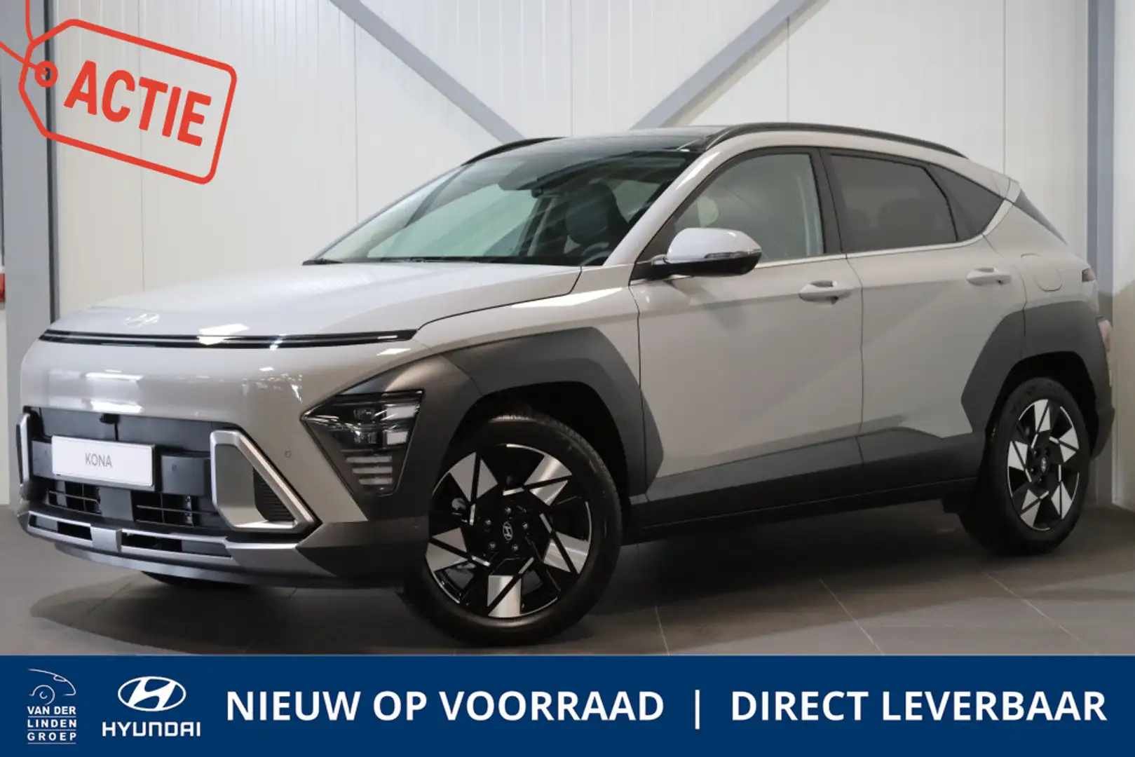 Hyundai KONA 1.6 GDI HEV Comfort Smart | DIRECT LEVERBAAR! | Gris - 1