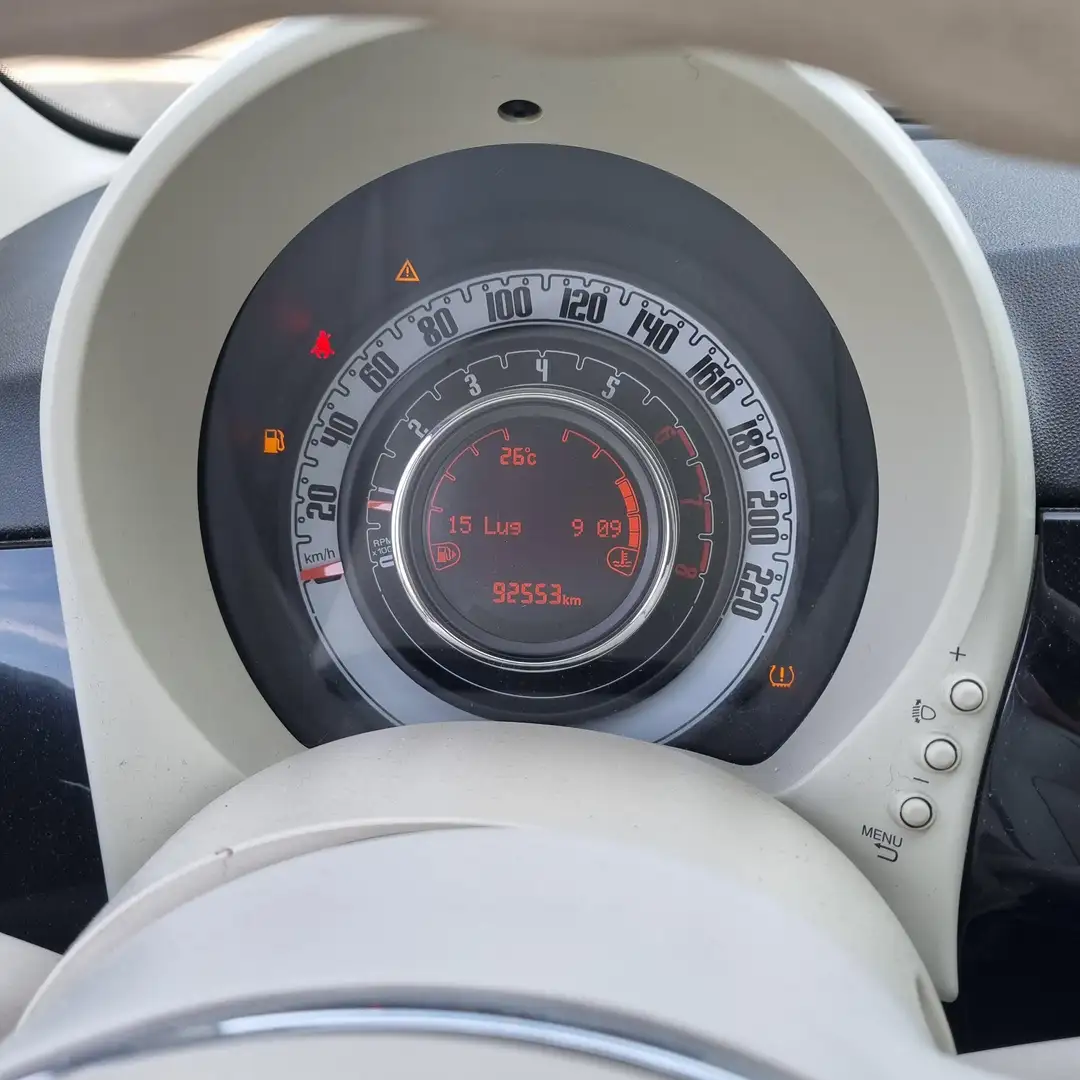 Fiat 500 500 III 2015 1.2 Pop easypower Gpl 69cv my20 Fekete - 1