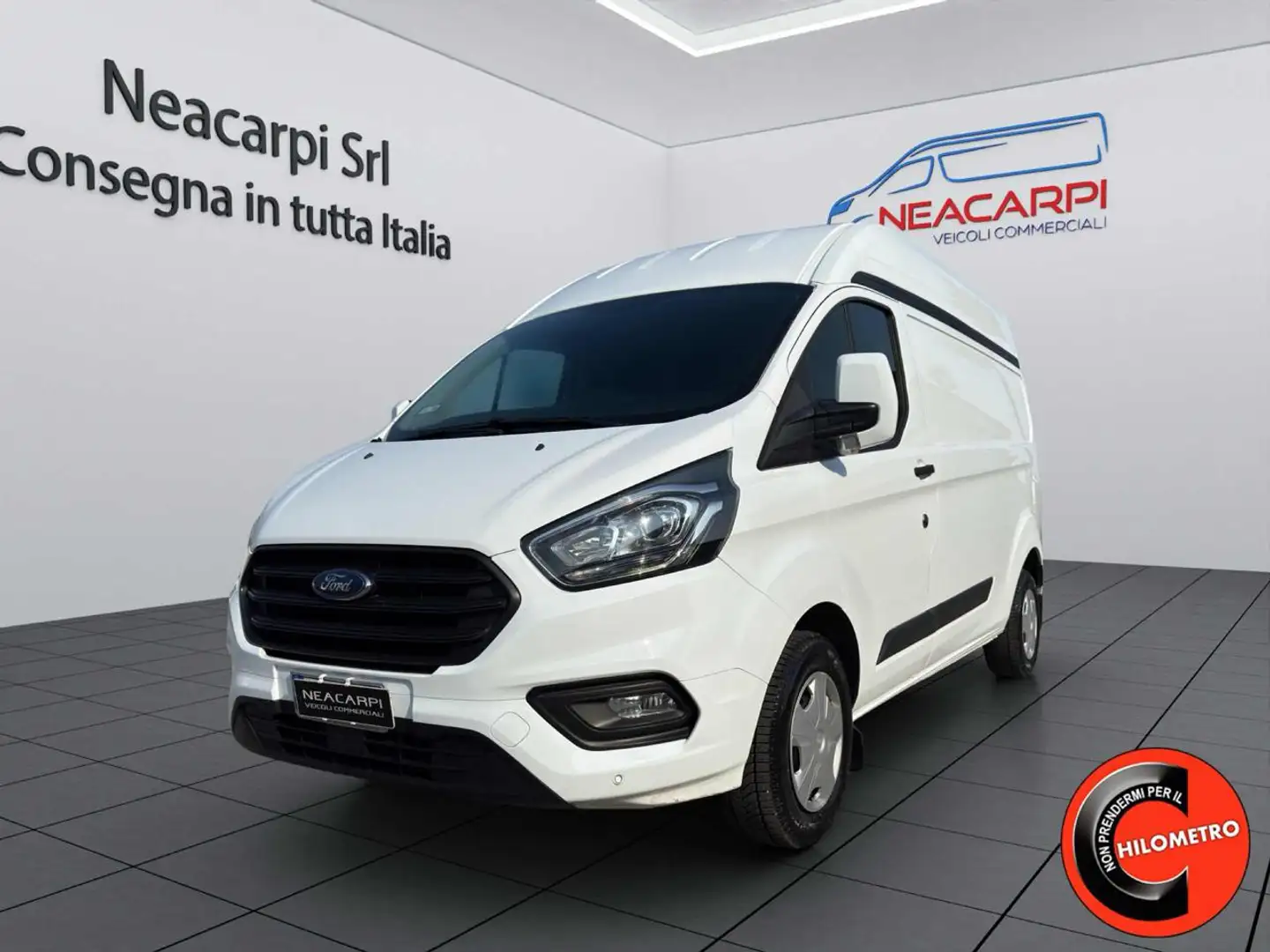 Ford Transit Custom 2.0 TDCI 170 CV L2H2-IBRIDO DIESEL-CRUISE-SENSORI Weiß - 1