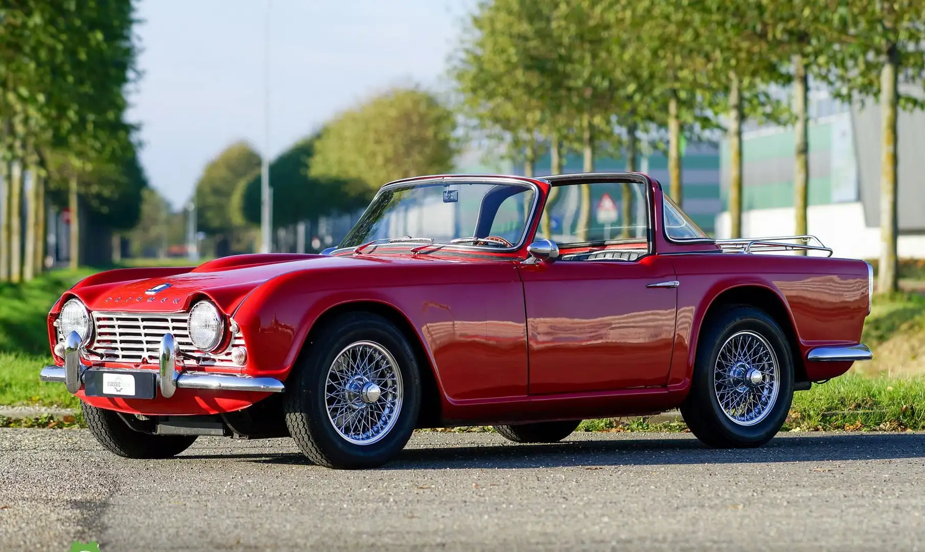 Triumph TR4 Surrey Top Rood - 1